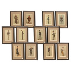 XIX secolo, Vanity Fair, Cromolitografia incorniciata di gentiluomini Ex. Christie's