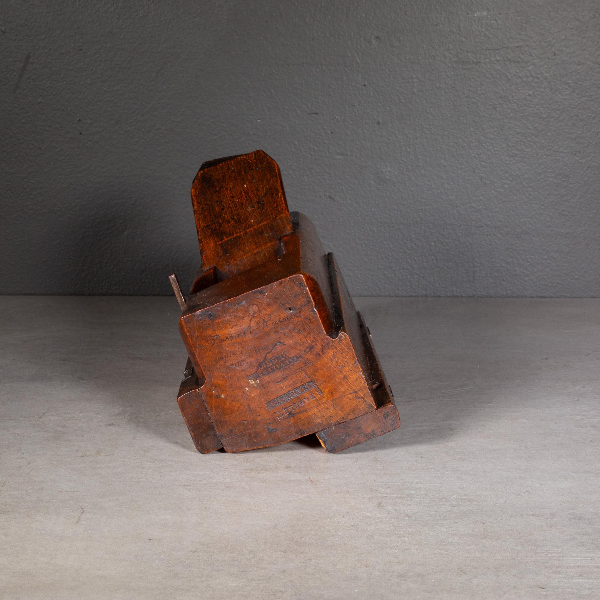 XIXe siècle 19e s. Varvill & Son York Moving Filletster Plane circa 1829-1840 en vente