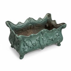 19th-C. Victorian French Cast Iron Planter by Charleville Foundry No, 10