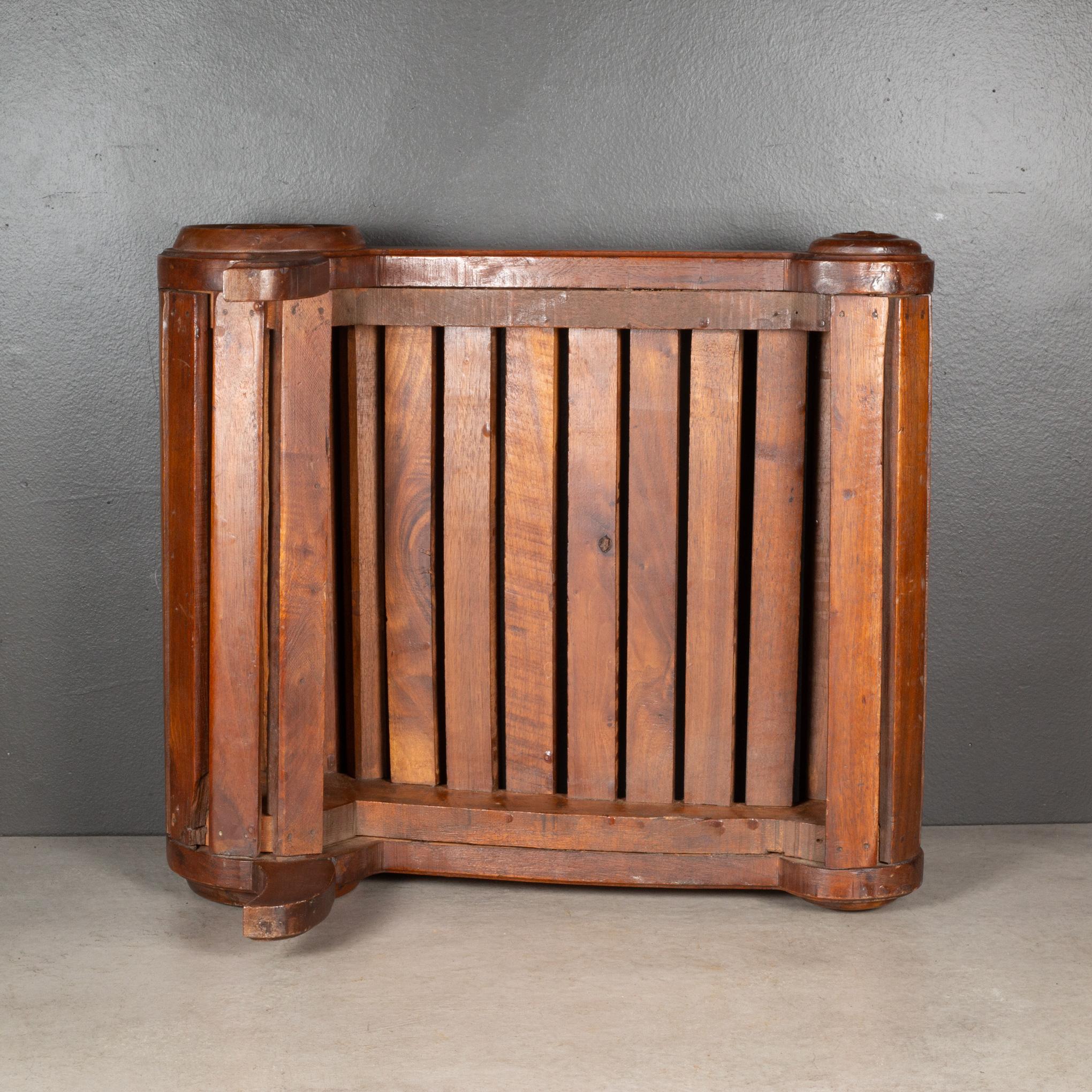 19th Century 19th C. Victorian Mahogany Foot Stool c.1800s