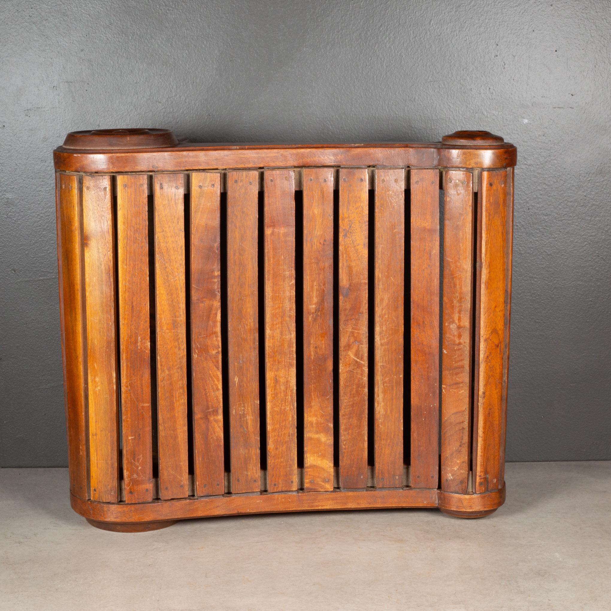 Wood 19th C. Victorian Mahogany Foot Stool c.1800s