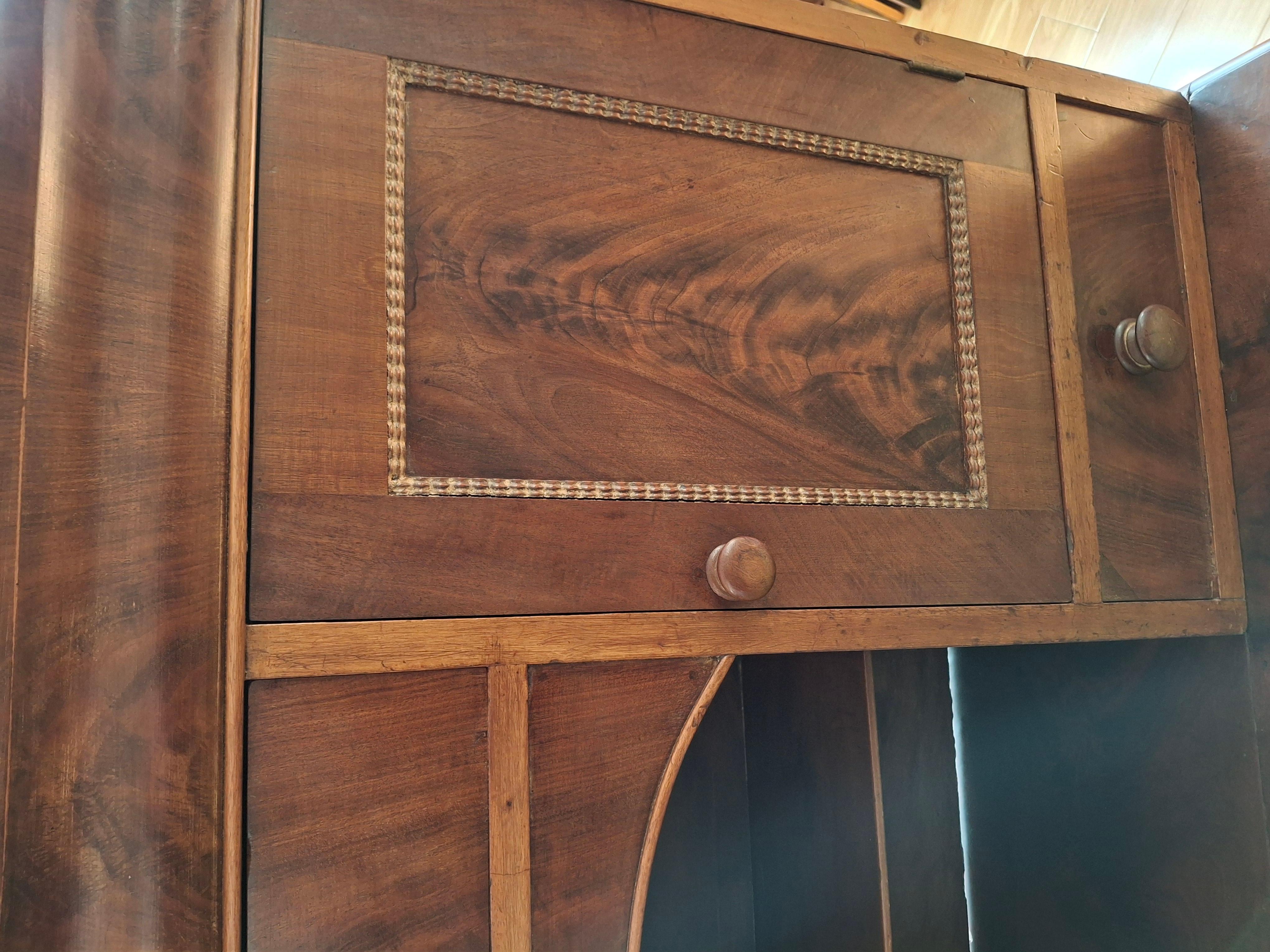 19th C. Walnut Plantation Desk For Sale 8