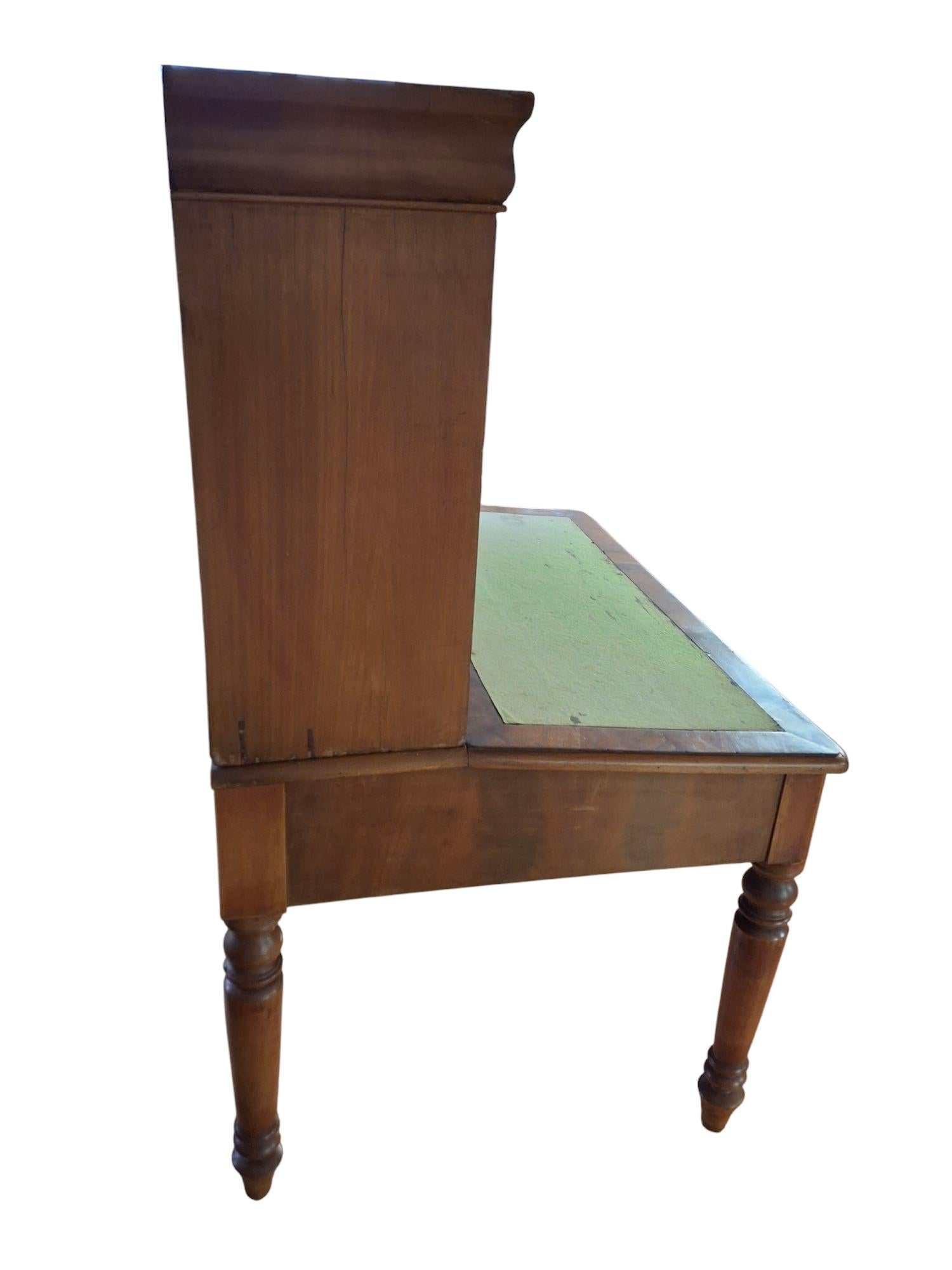 American 19th C. Walnut Plantation Desk For Sale