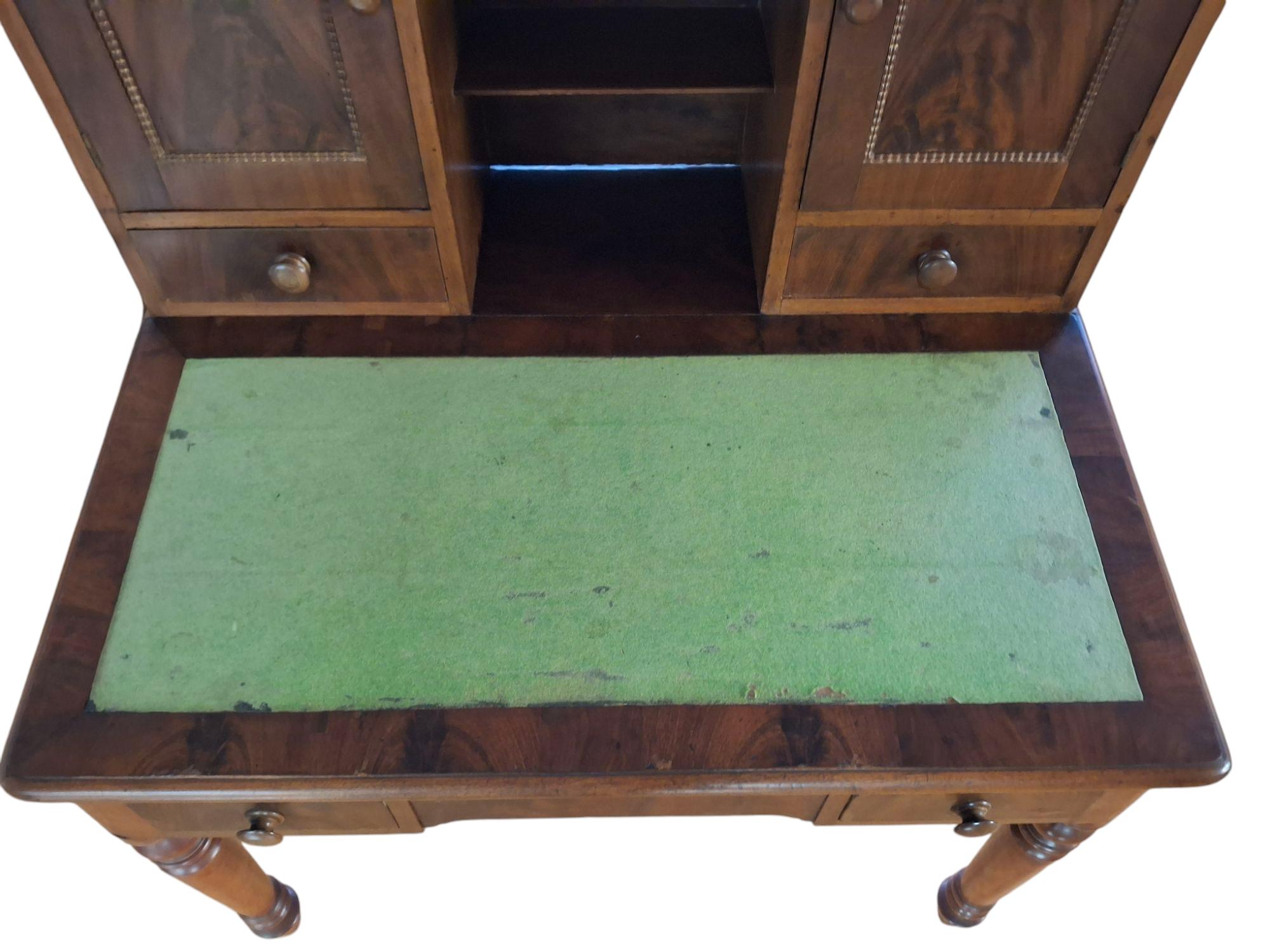 19th Century 19th C. Walnut Plantation Desk For Sale