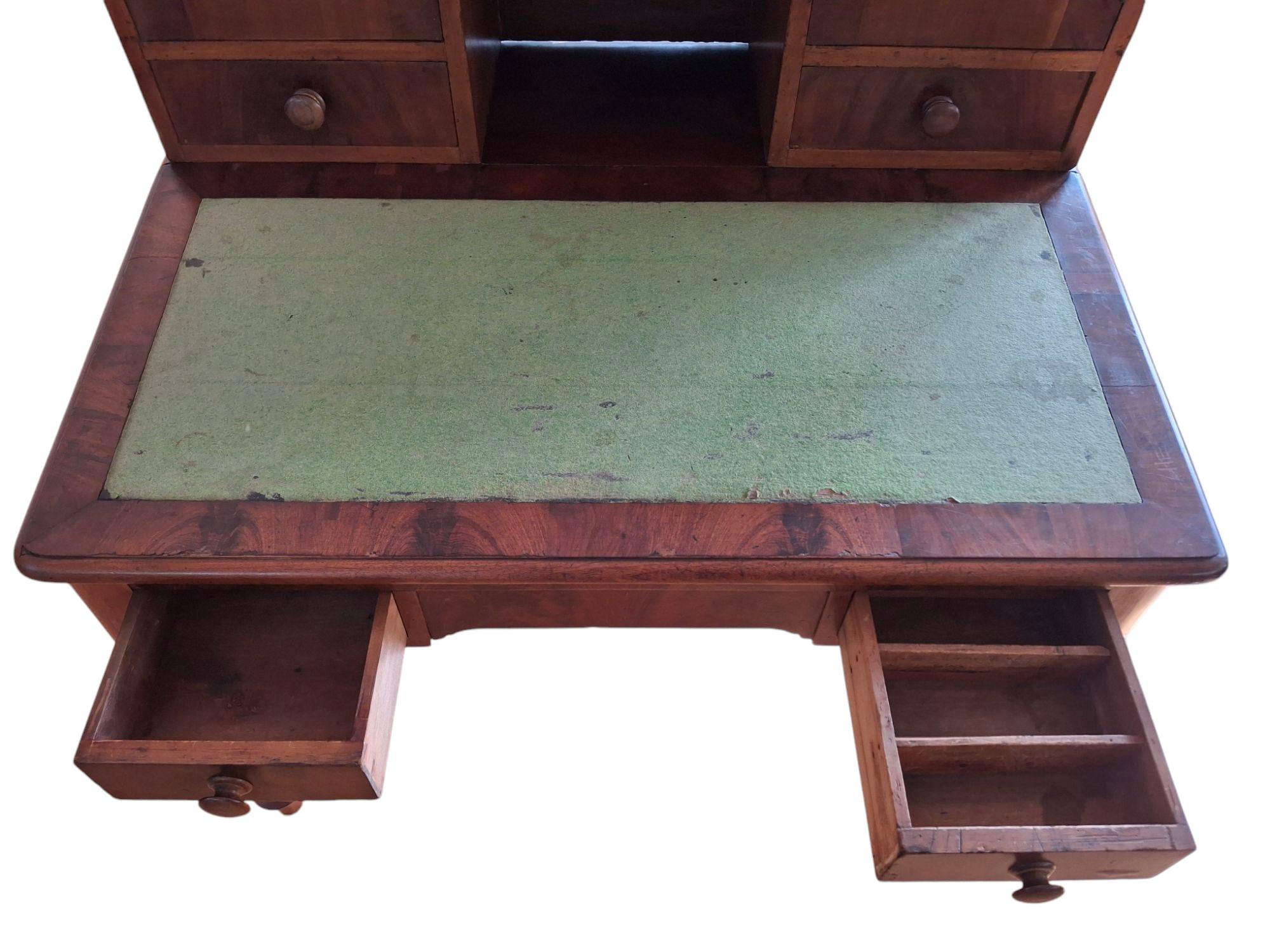 19th C. Walnut Plantation Desk For Sale 3
