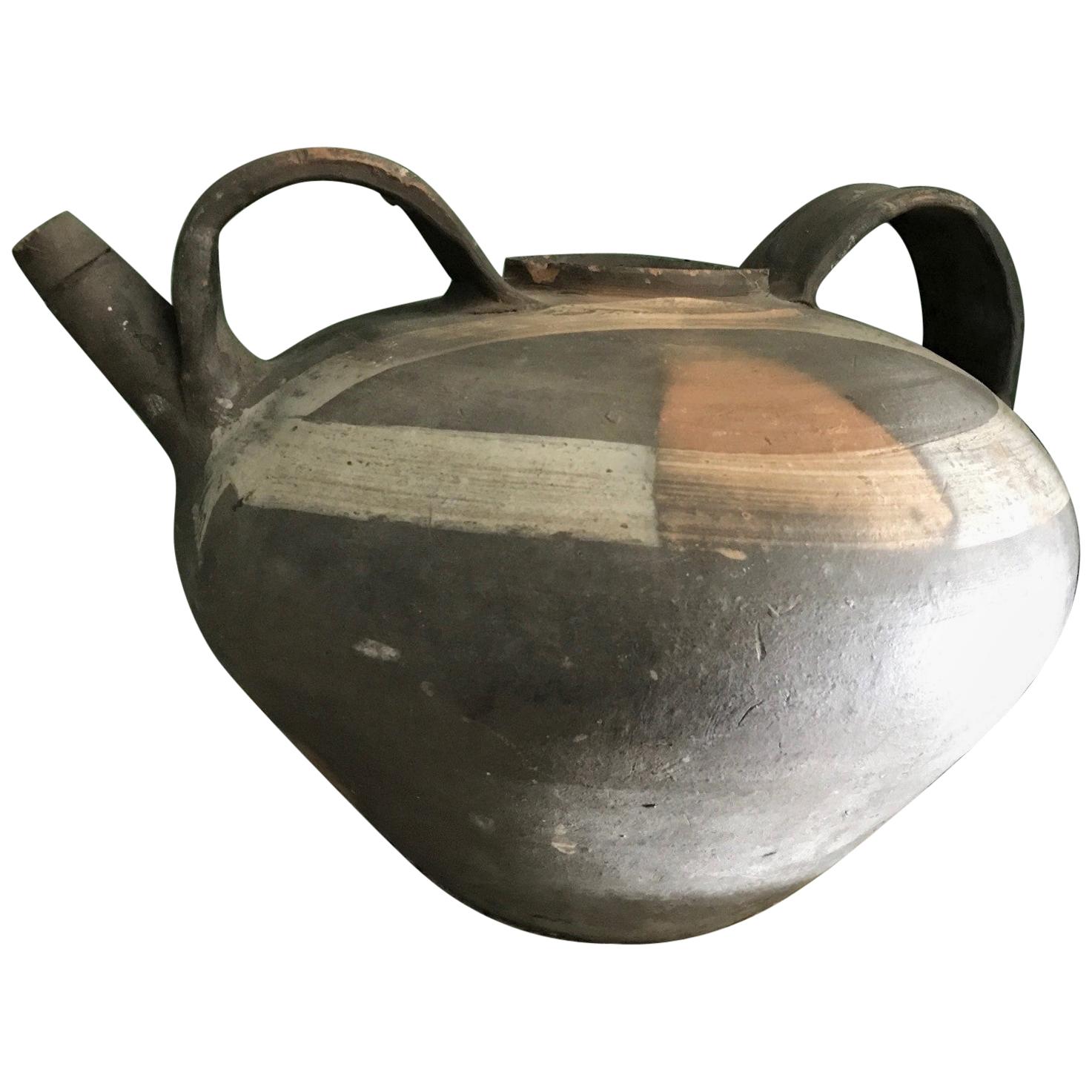 Antique Water Jug or Pitcher, from the Ottoman Empire, Handmade in