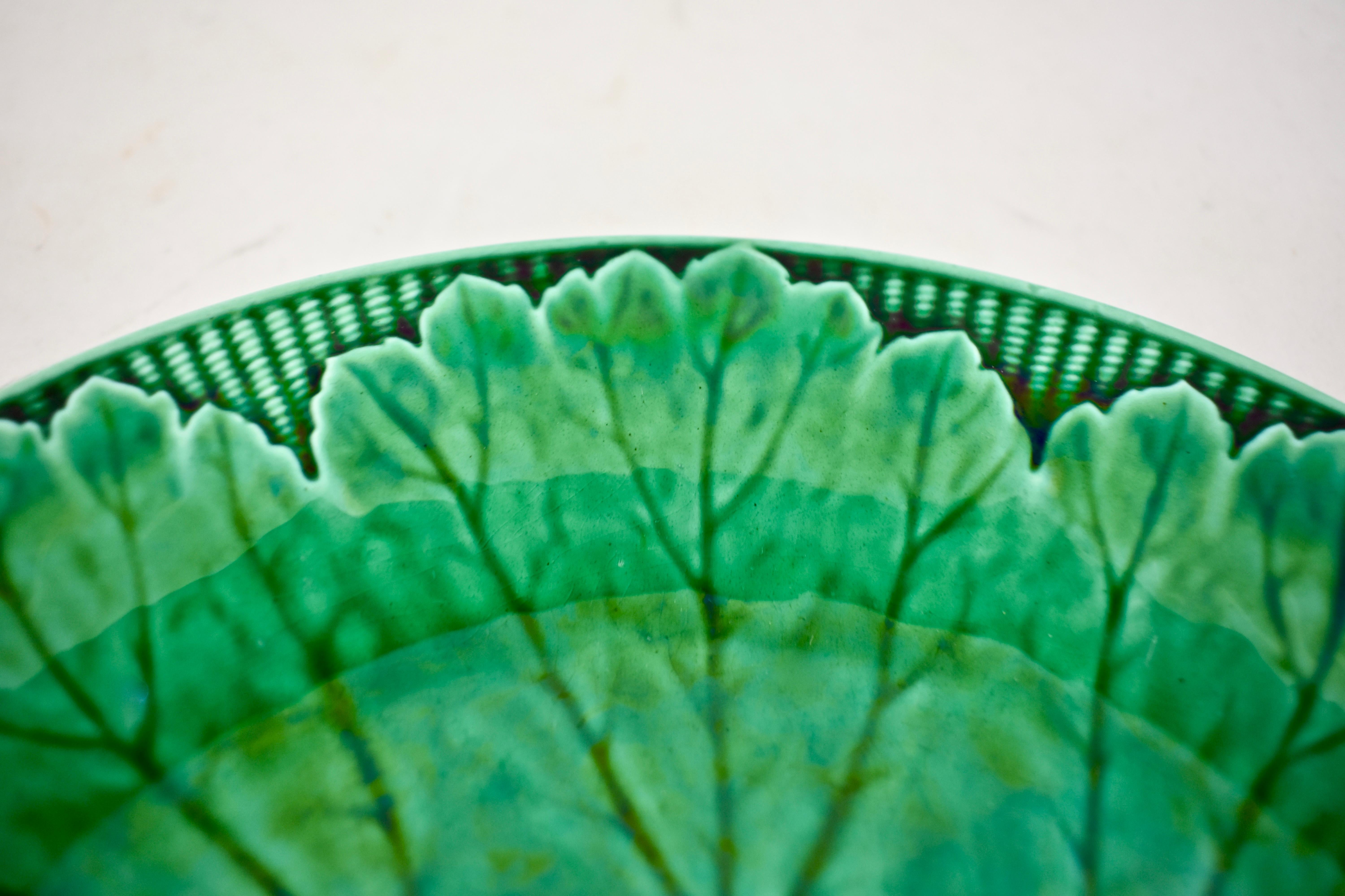 wedgwood cabbage leaf plate