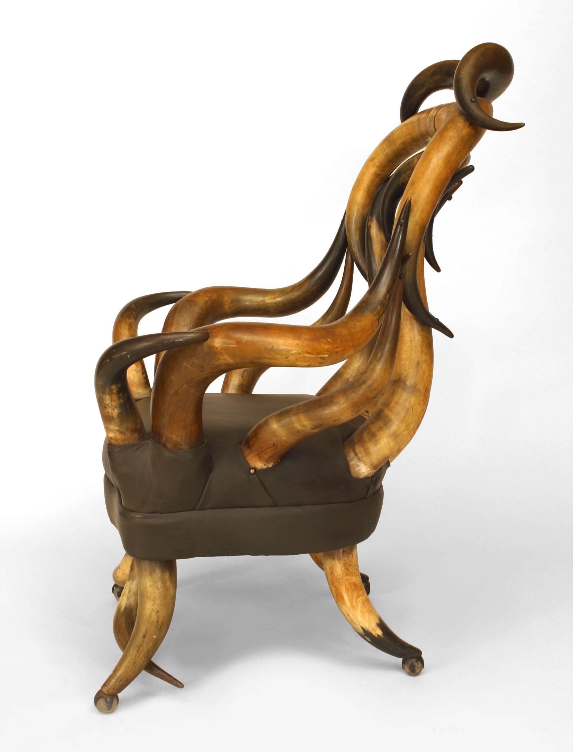 rustic armchair