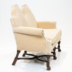 19th Century William & Mary Style Double Back Settee