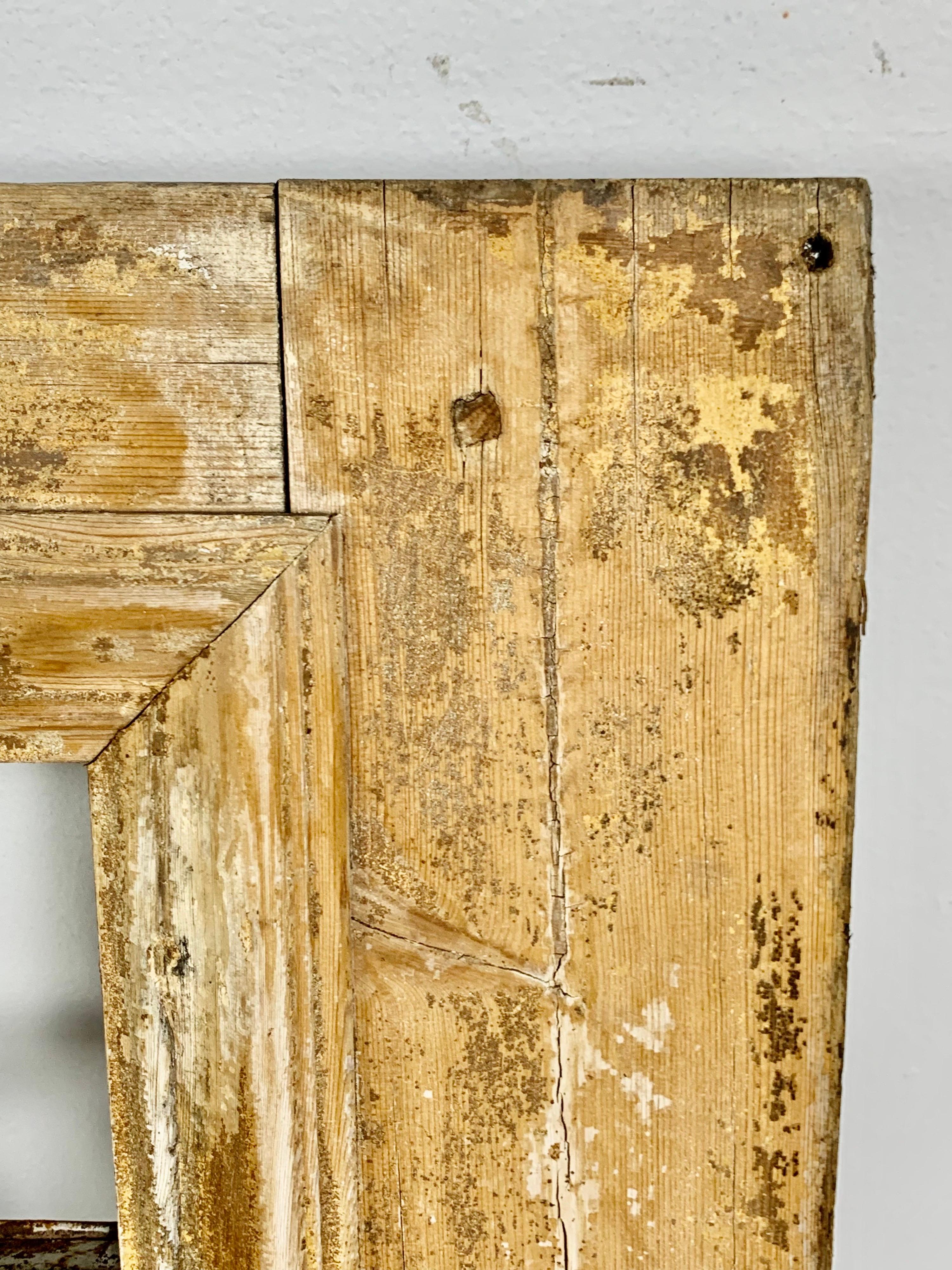 Fer forgé Panneau en bois et fer forgé du 19ème siècle en vente