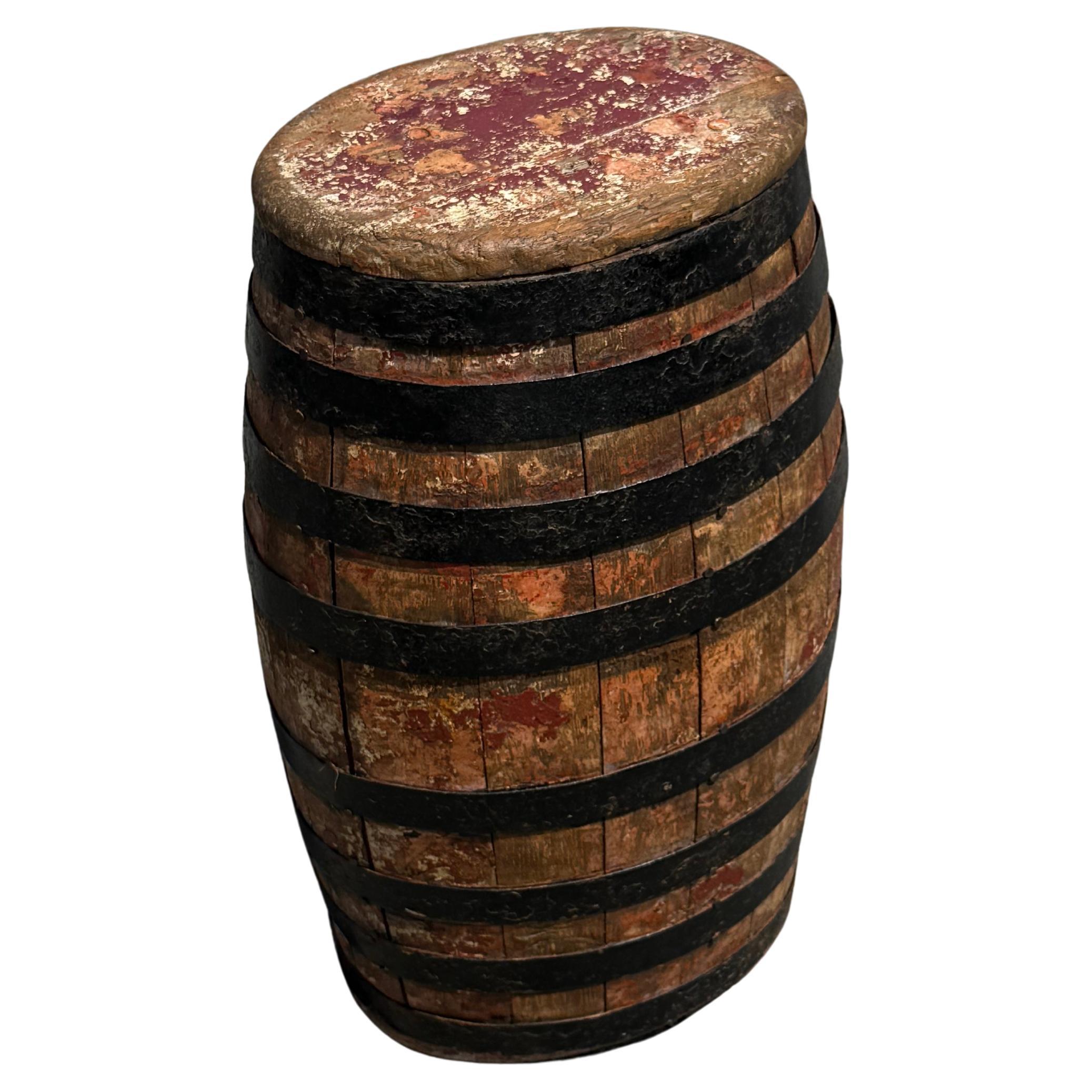 19th. c Wooden "Barrel"
