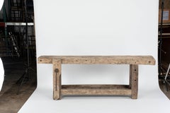 19th C. Workbench Table / Console