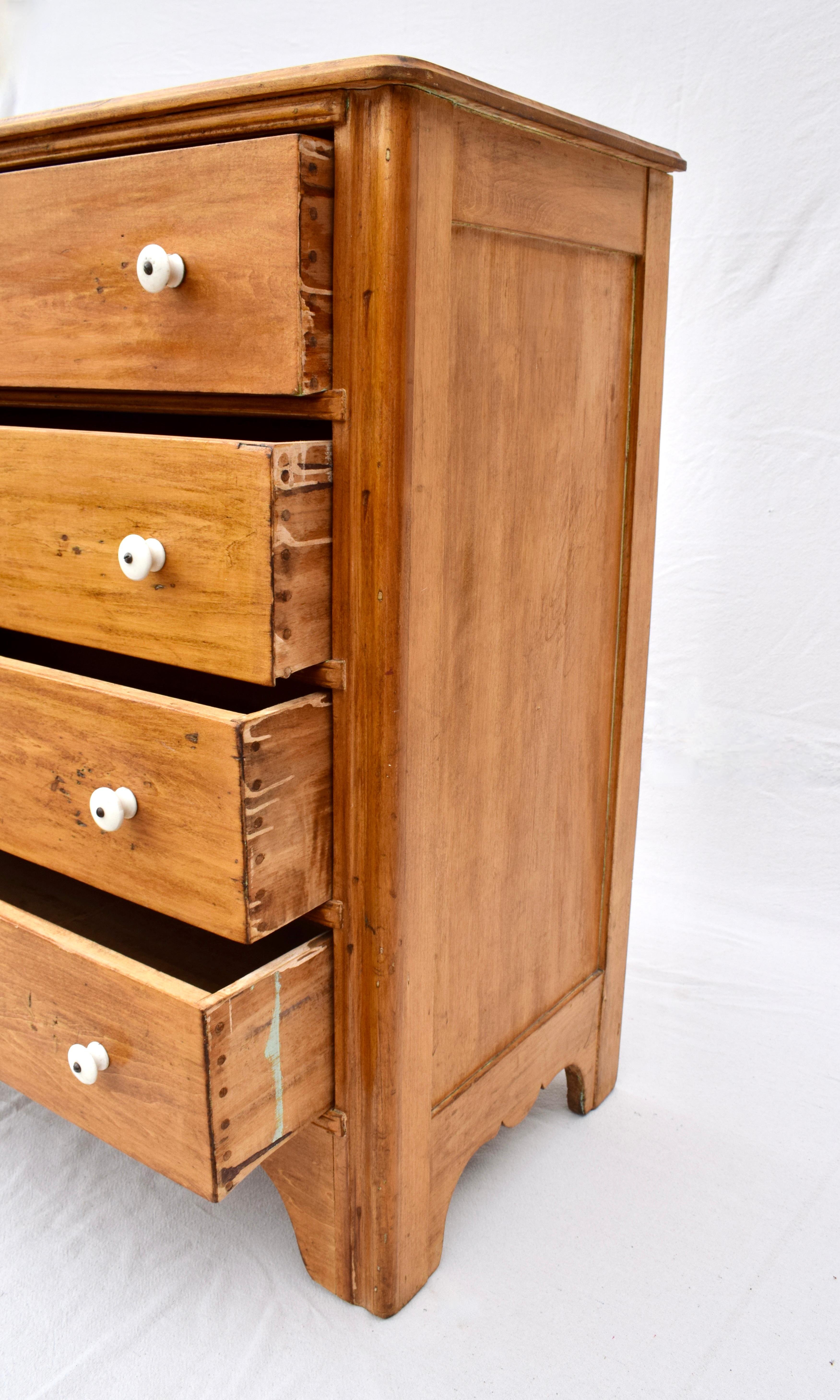 19th C. Yellow Pine Chest of Drawers 9