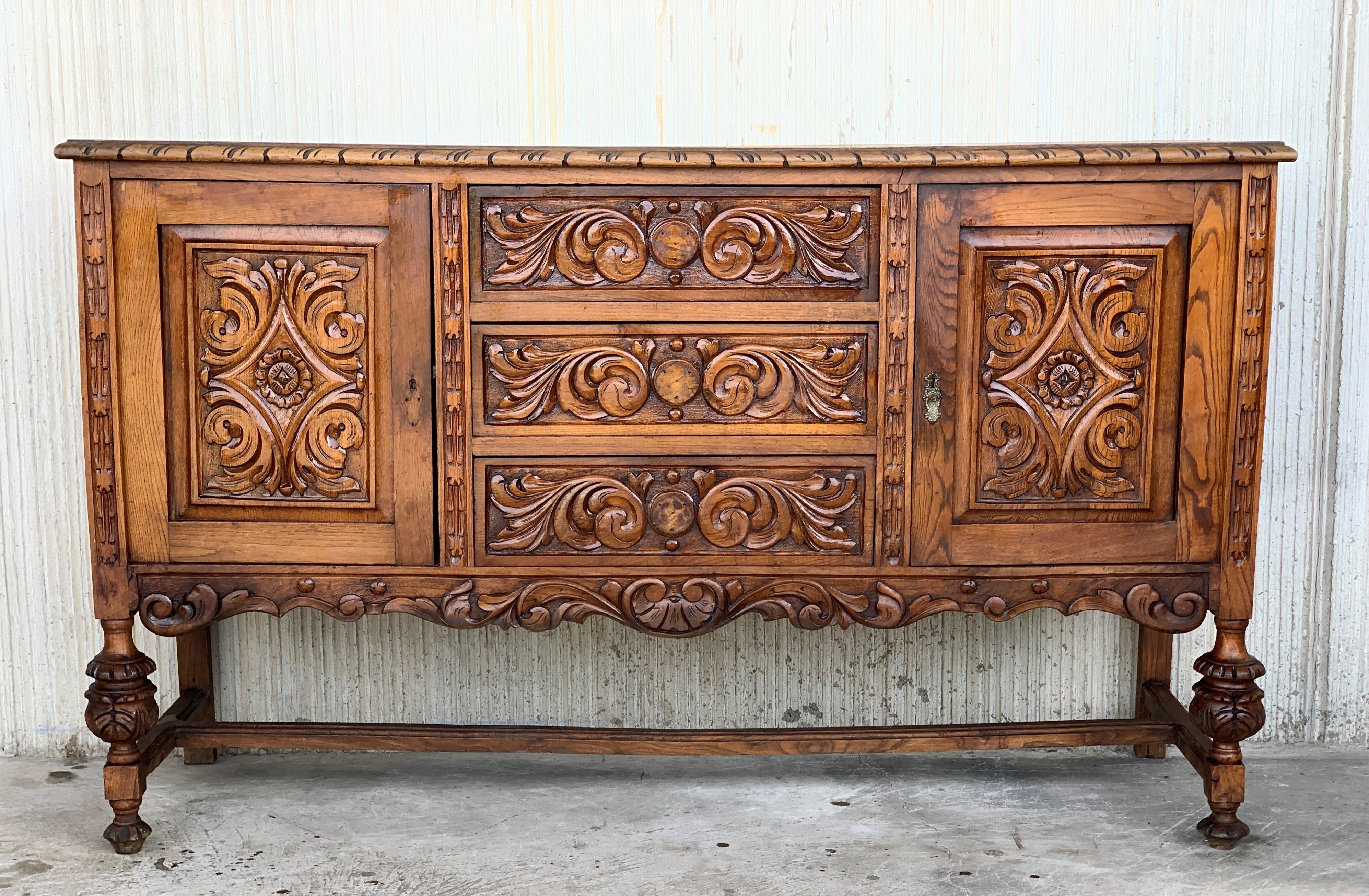 antique spanish sideboard