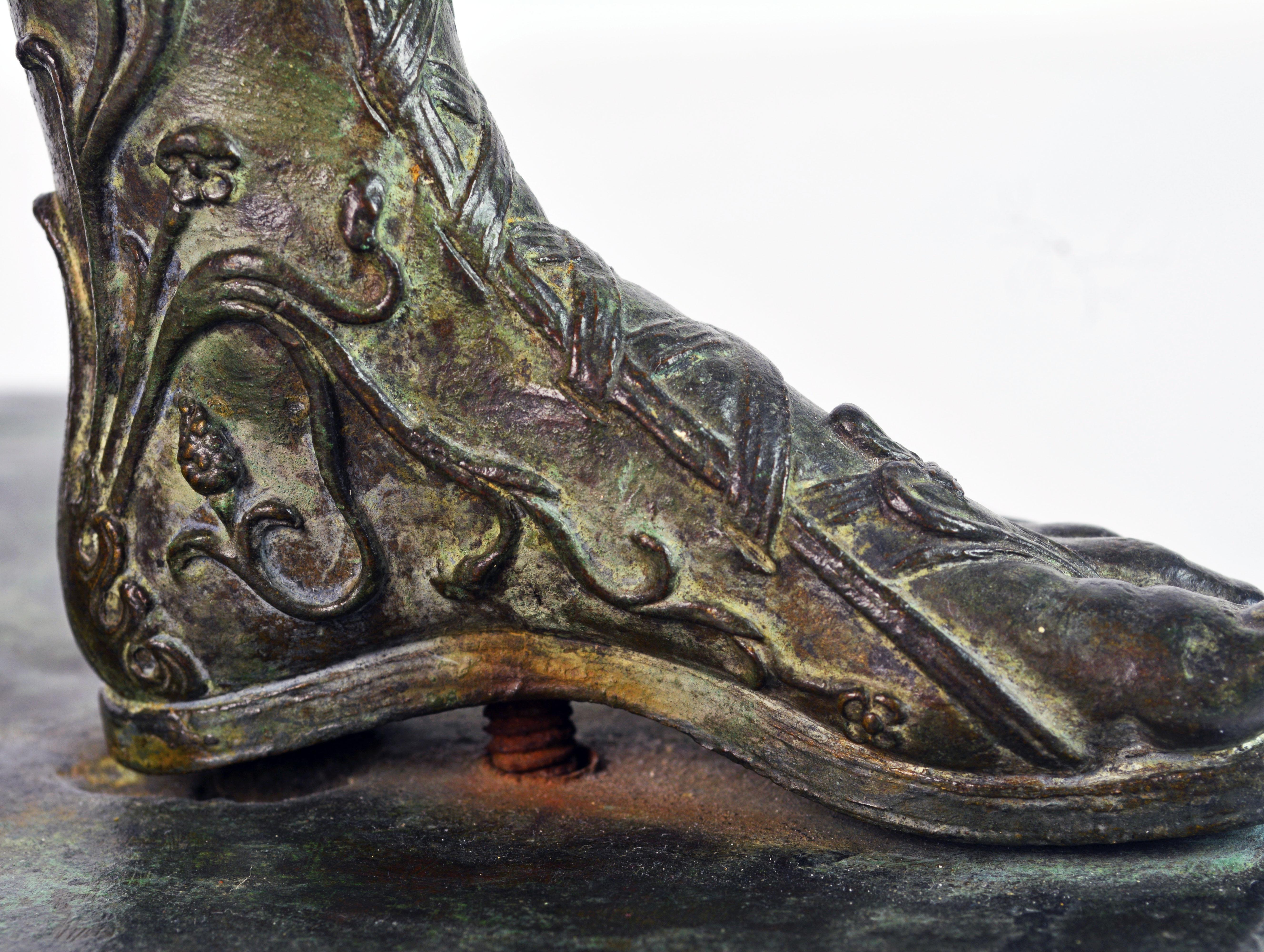 figure en bronze du XIXe siècle:: Narcisse d'après la fonderie V. Gemito Antique Naples 8