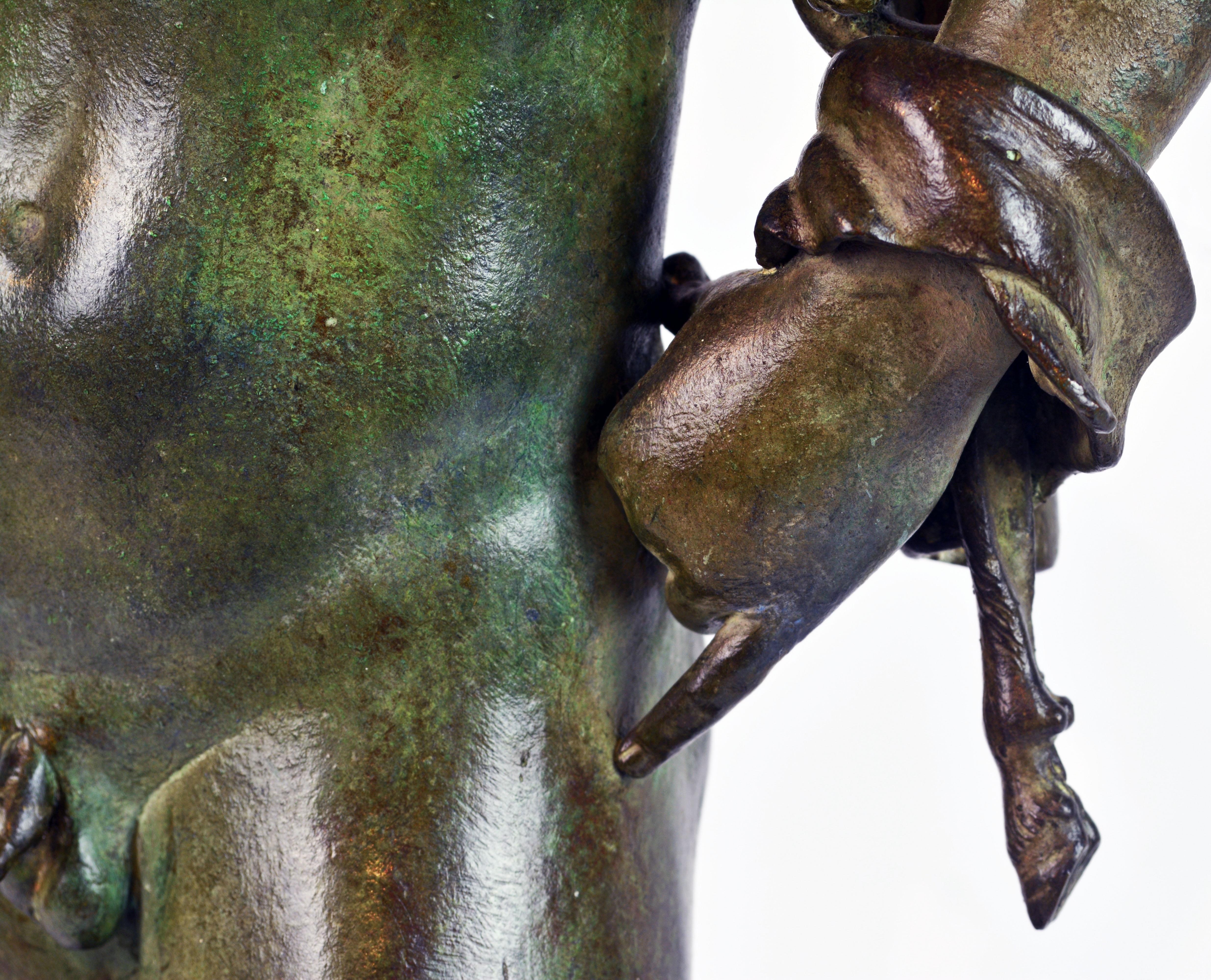 figure en bronze du XIXe siècle:: Narcisse d'après la fonderie V. Gemito Antique Naples Bon état à Ft. Lauderdale, FL