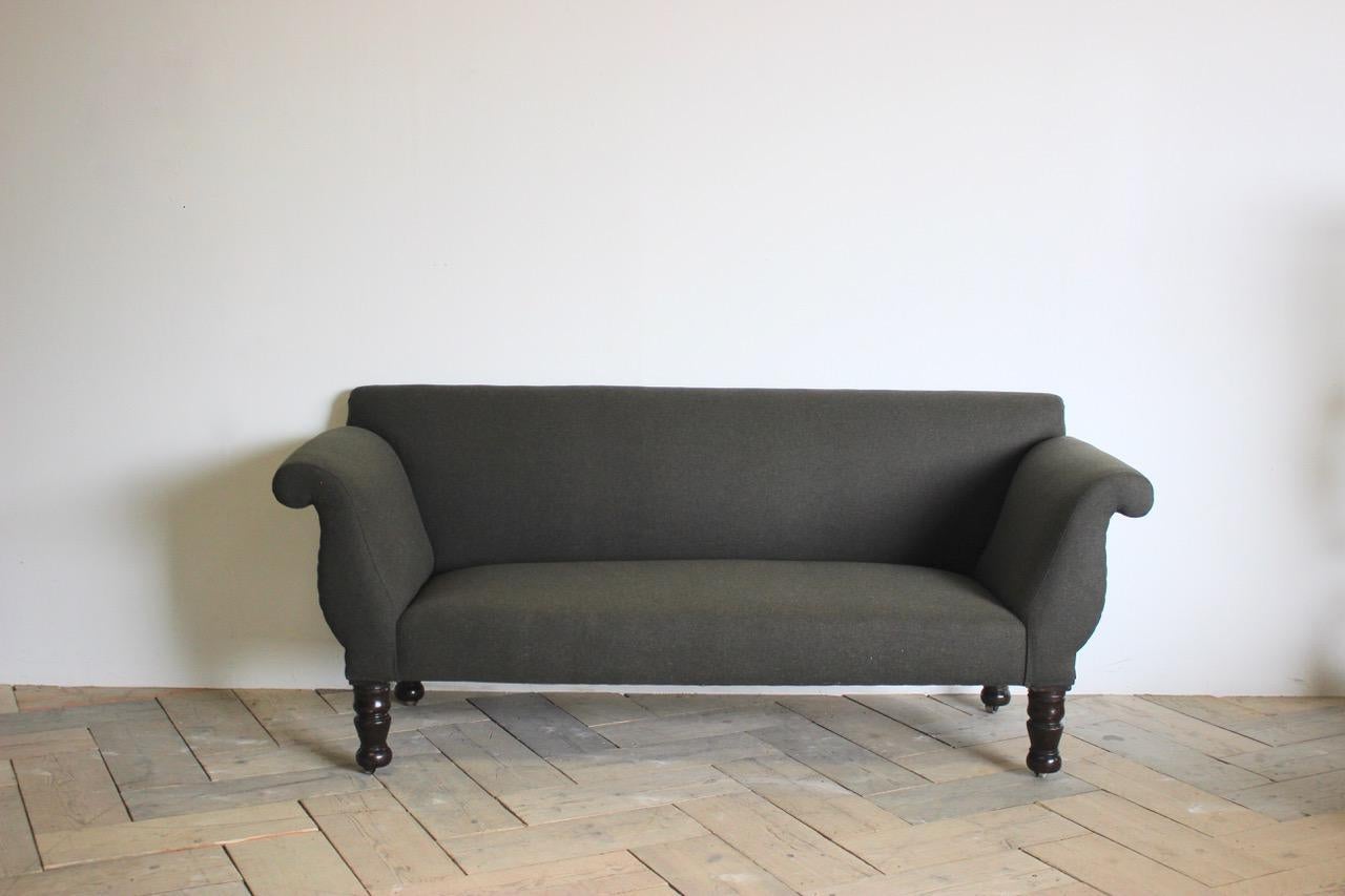 19th Century English Country House Sofa For Sale 6