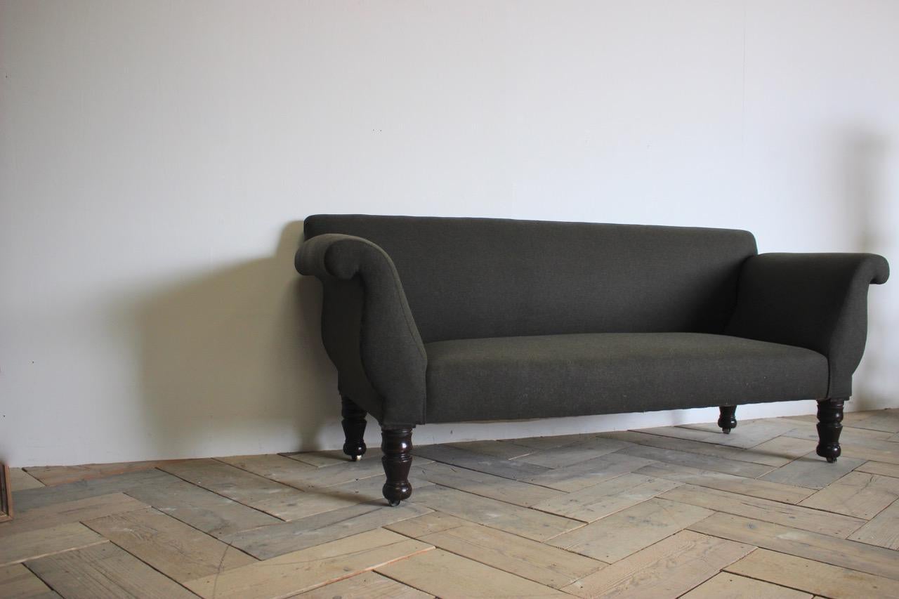 19th Century English Country House Sofa For Sale 1