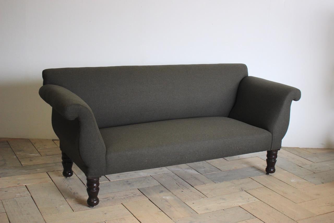 19th Century English Country House Sofa For Sale 2