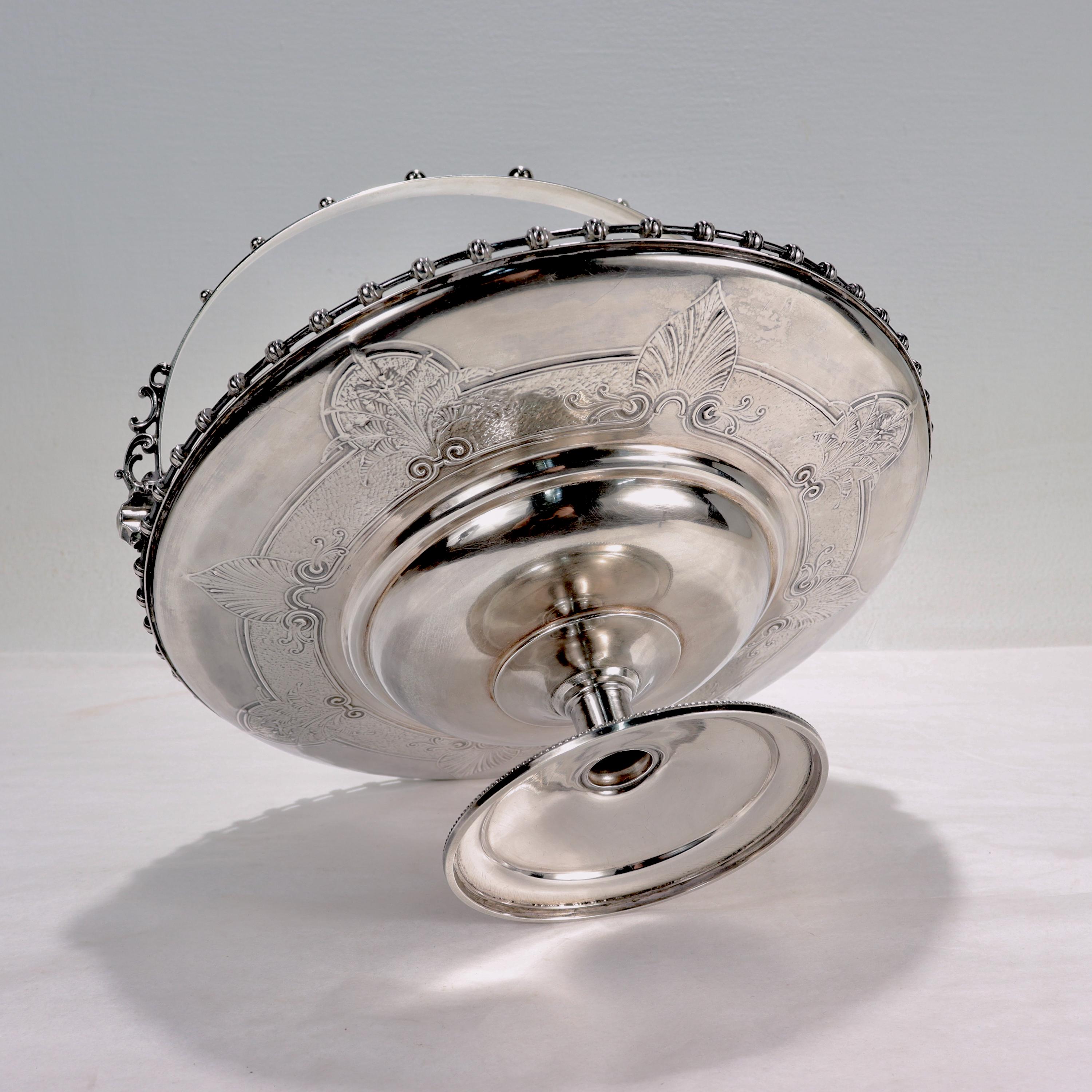 19. Jahrhundert Gorham Münze Silber Griff Tazza von New Orleans, LA Southern Interest im Angebot 9