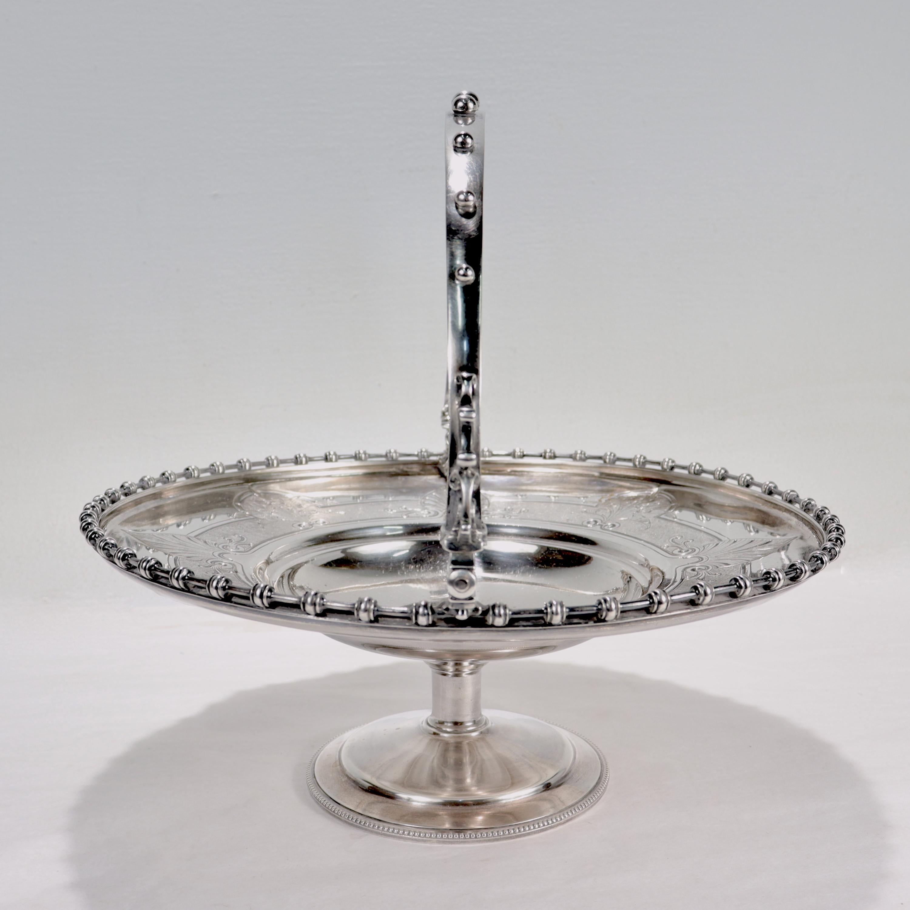 da uomo o donna Moneta Gorham del 19° secolo con manico in argento Tazza di New Orleans, LA Interesse del Sud in vendita