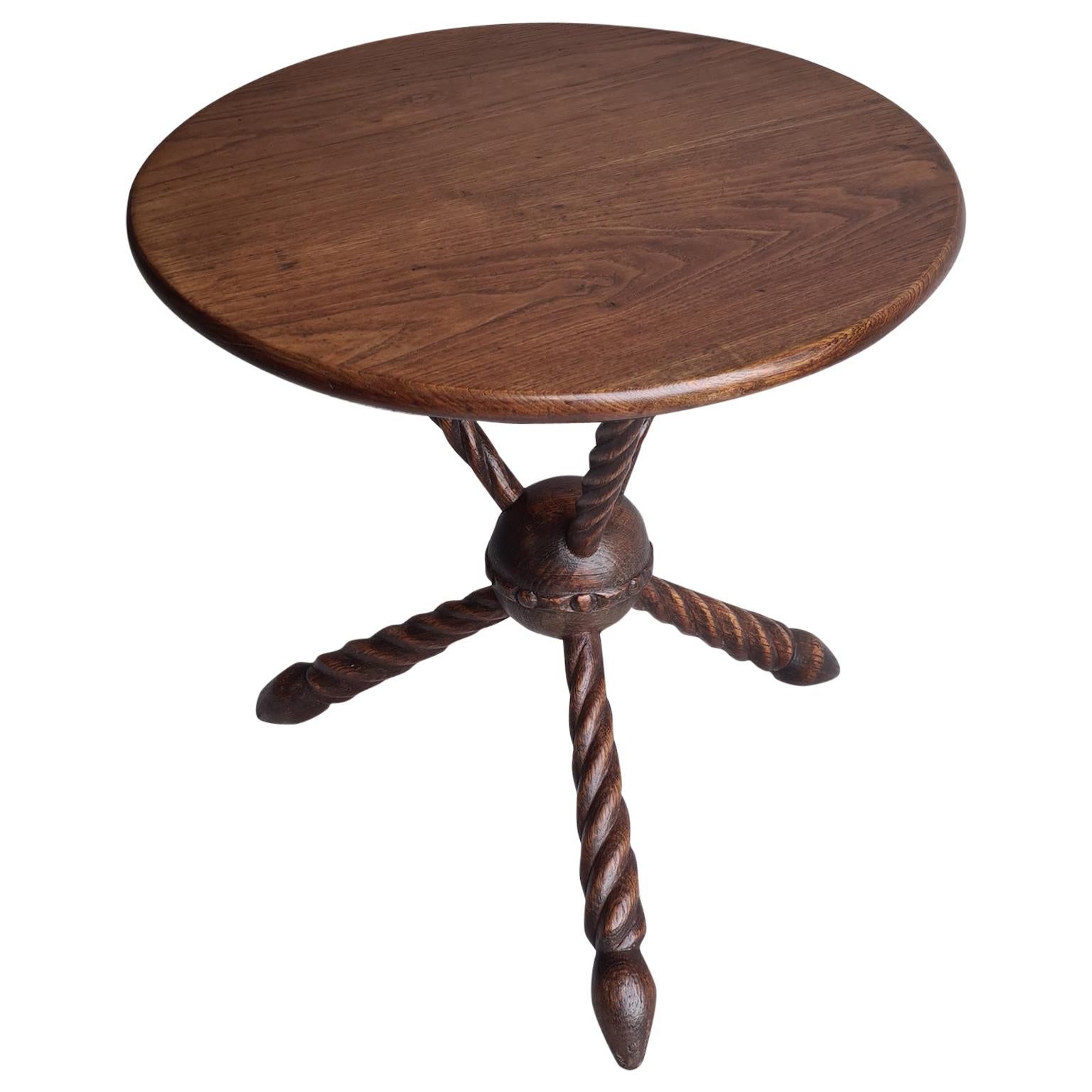 19th Century Gypsy Table, Occasional / Side Table, Tripod Legs, circa 1860-1870 For Sale