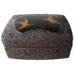19th Century Old Lacquered Japanese Box
