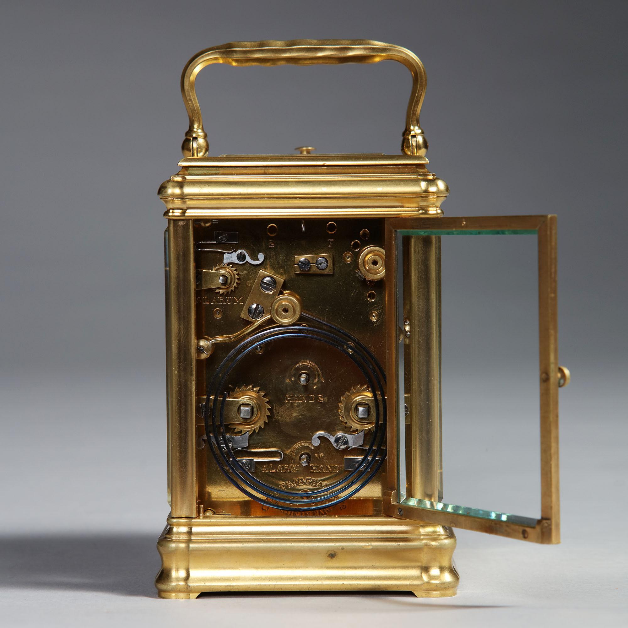 19th Century Carriage Clock Signed Charles Frodsham, London at 1stDibs