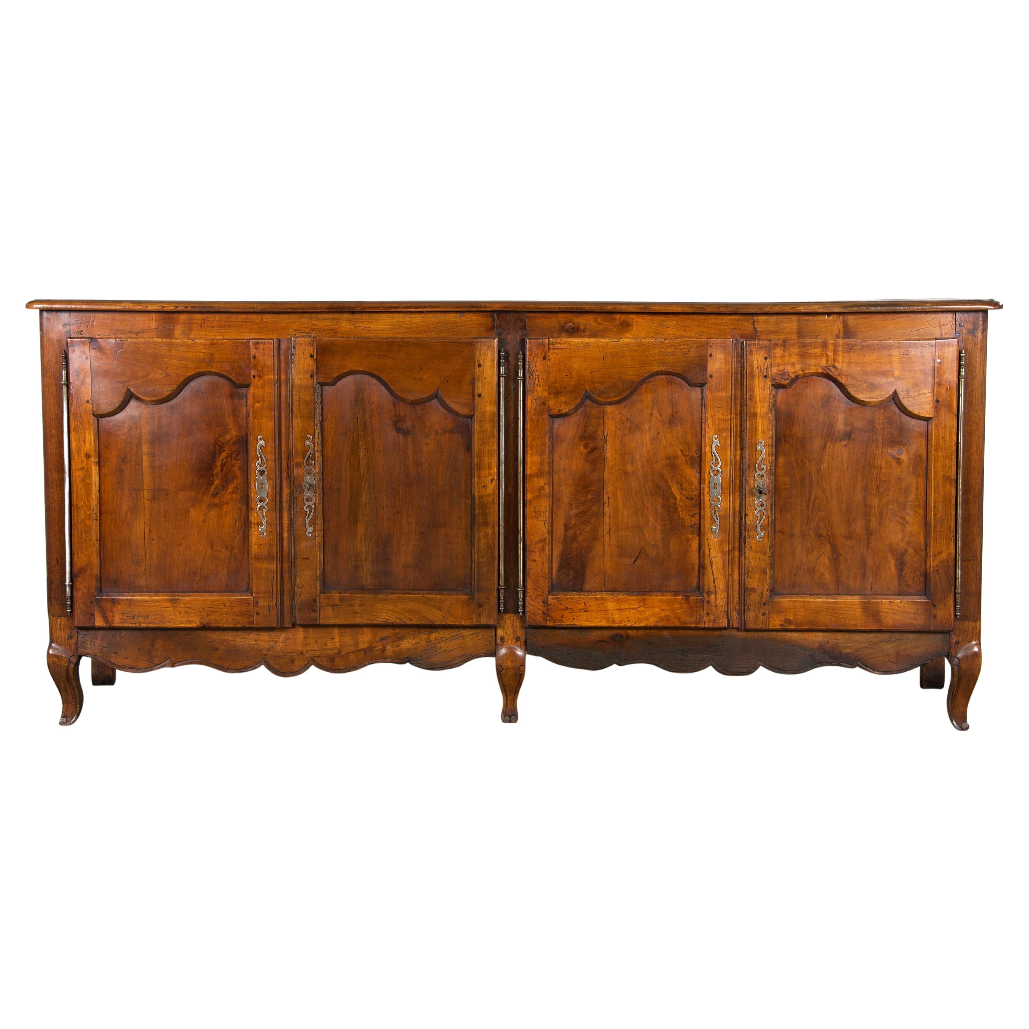 19th Century Country French Louis XV Style Provincial Oak Sideboard