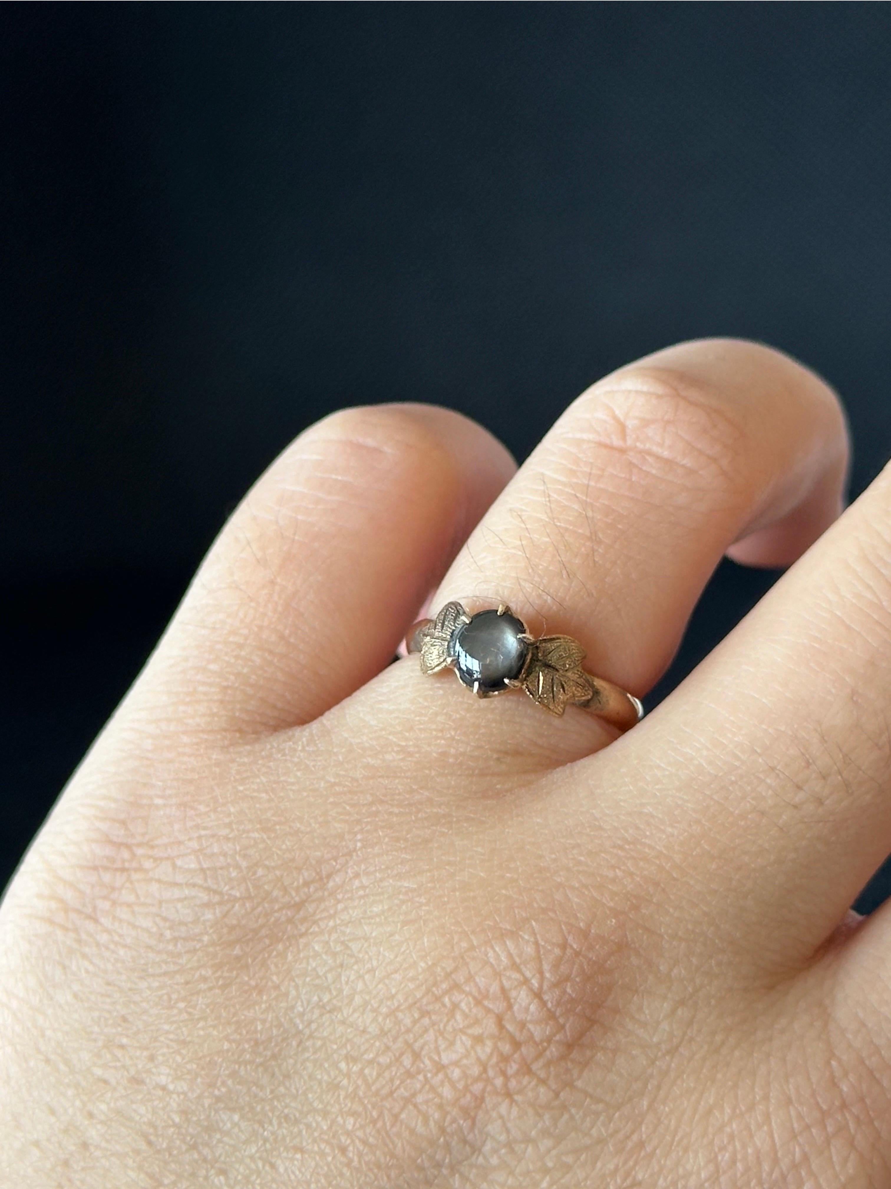 10k Yellow Gold Ring with Approx. 0.85ctw Black Onyx

Center Stone: Black Onyx
Gold Purity: 10K Solid Gold 
Gold Color: Yellow Gold 
Total Weight: 1.92g