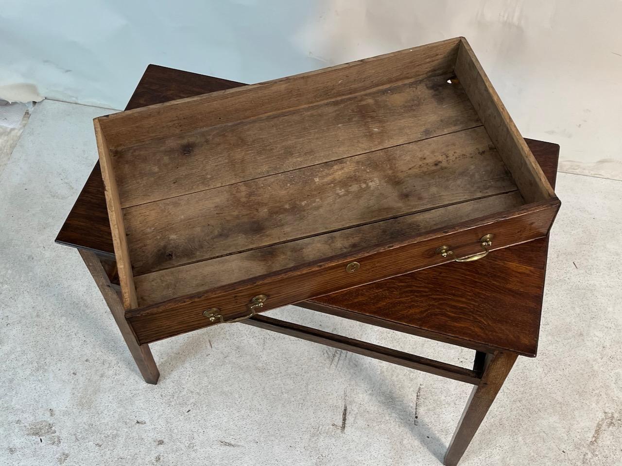 19th Century 1 Drawer Side Table In Good Condition For Sale In Wilson, NC