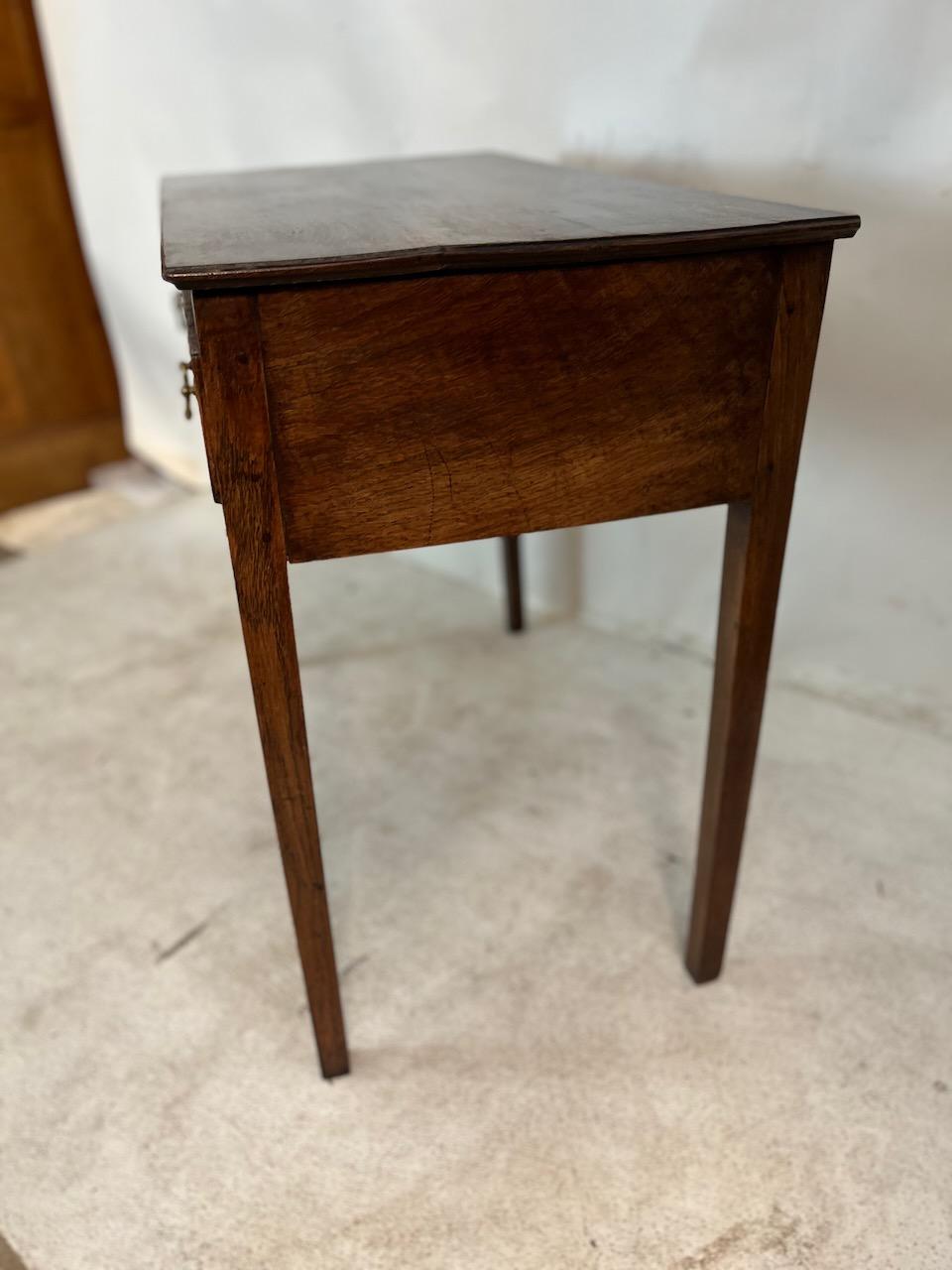 19th Century 1 Drawer Side Table For Sale 2
