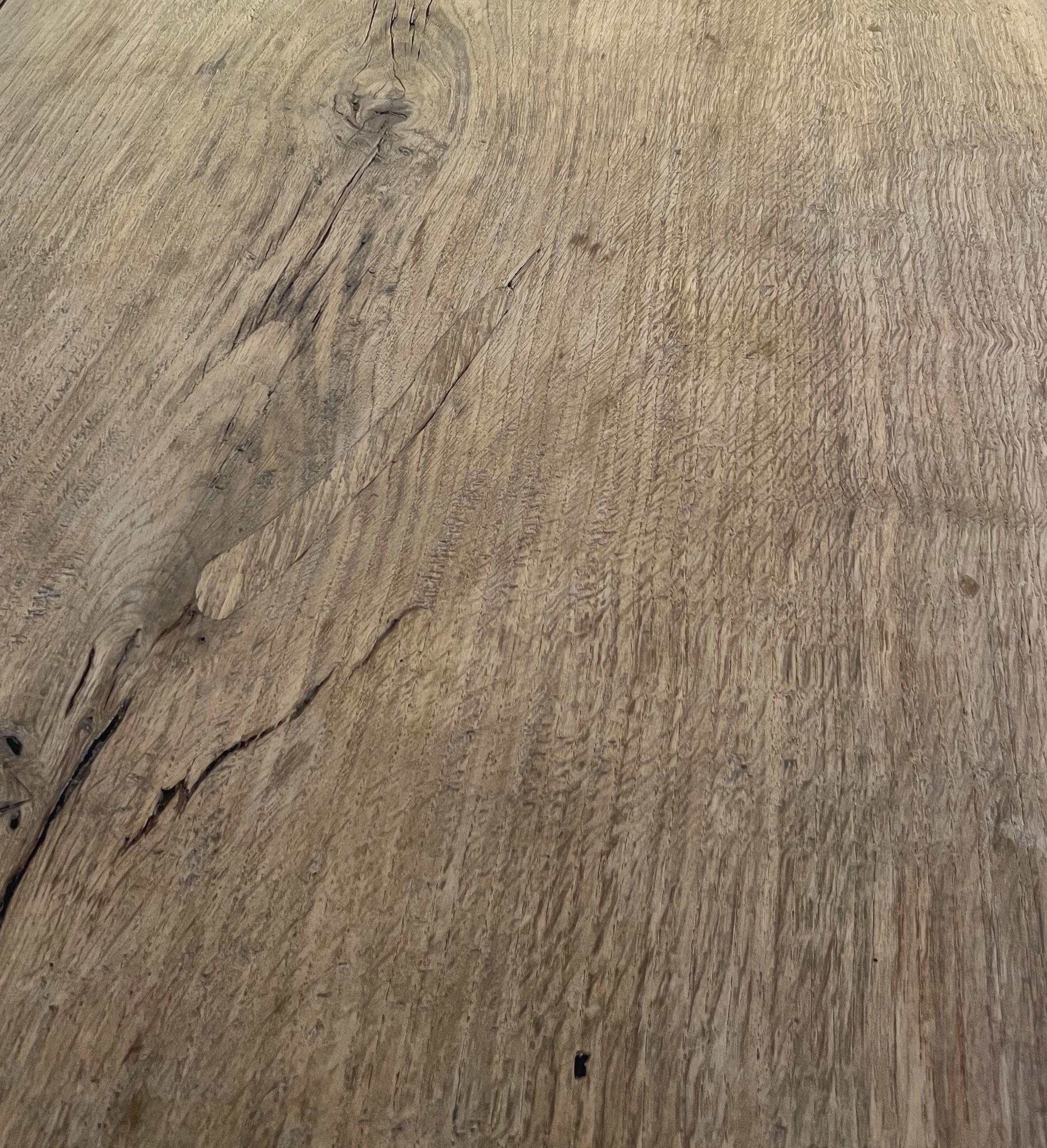 Fait main Table de réfectoire de ferme du 19e siècle à 1 plateau en dalles en vente