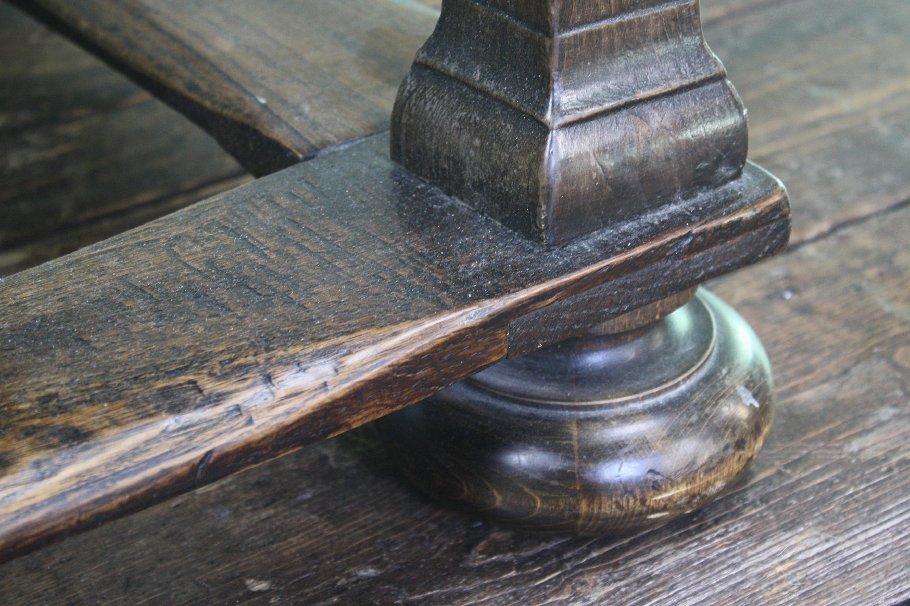 19th Century 1867 Inlaid Shepherds Pay Farmhouse Primitive Folk Art Table 7