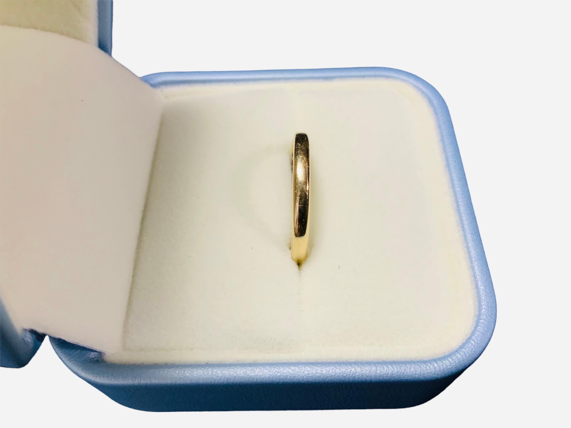 19th century 18K Gold Diamonds Anniversary Ring For Sale 1