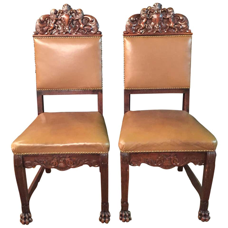 Jew Chair Antique Jewish Neo Renaissance Board Chair Historicism 1870, Oak For ...