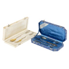 19th Century - 2 Silver Cutlery Sets