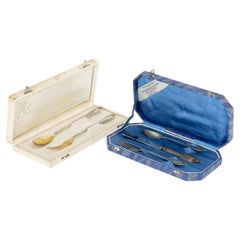 19th Century - 2 Silver Cutlery Sets