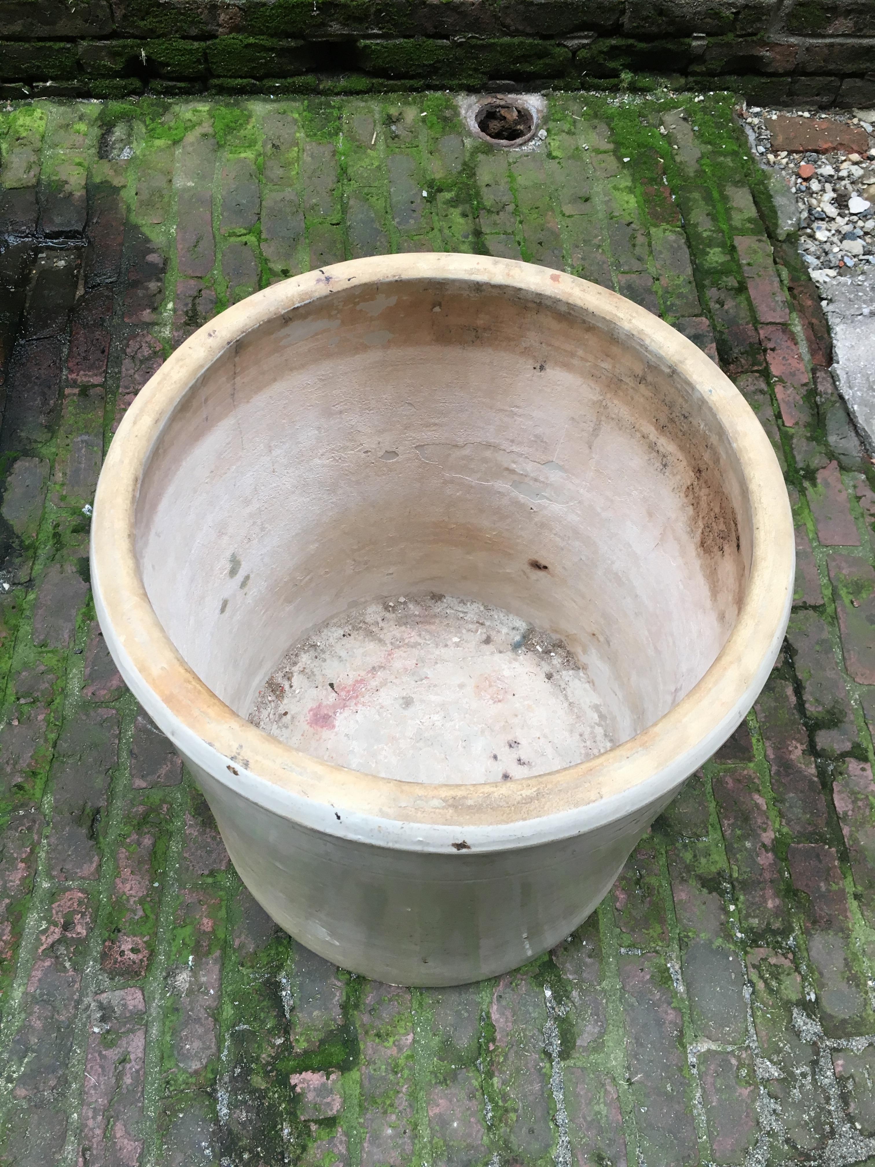 Primitive 19th Century 20 Gallon Stoneware Crock