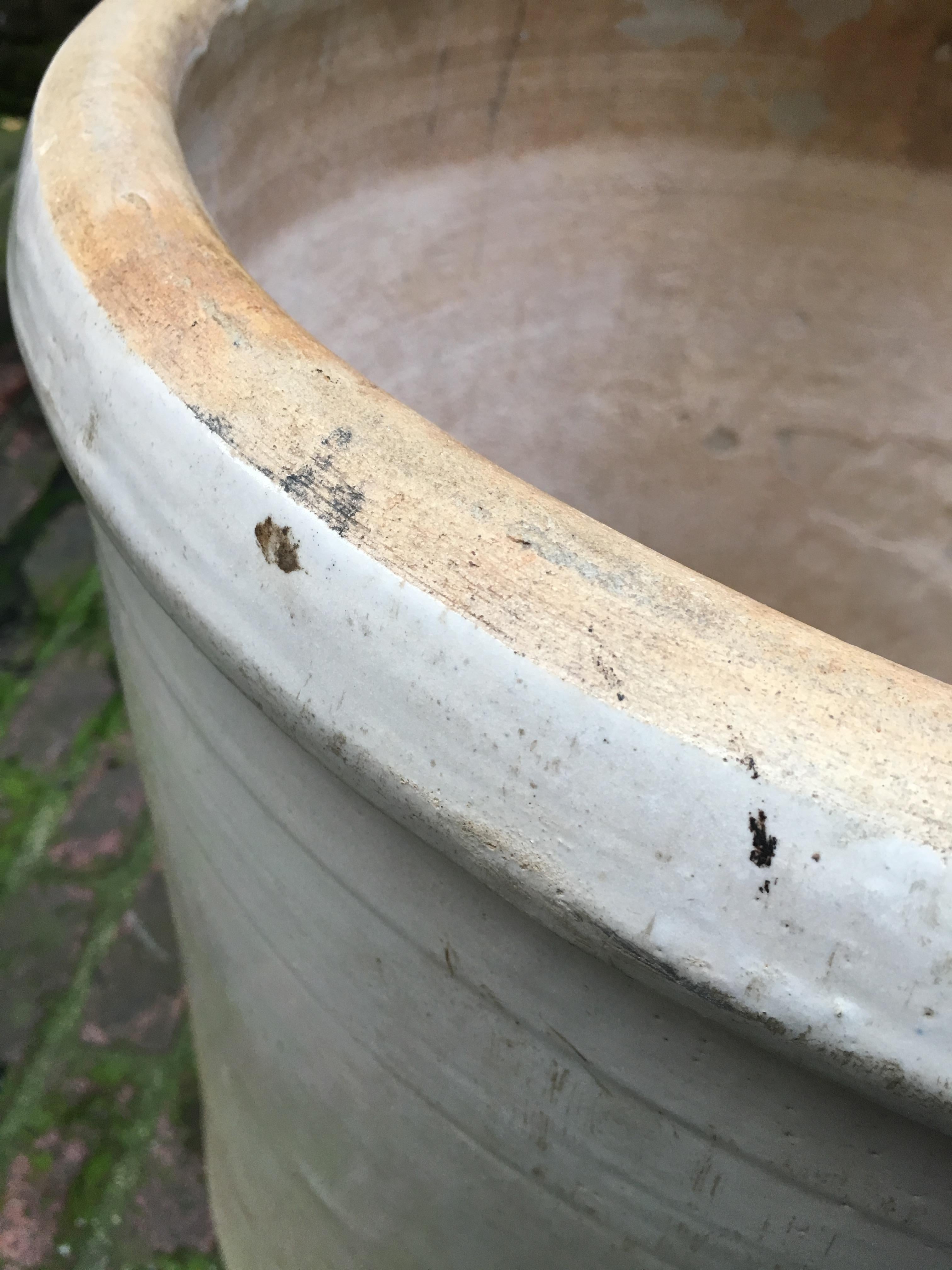 Glazed 19th Century 20 Gallon Stoneware Crock
