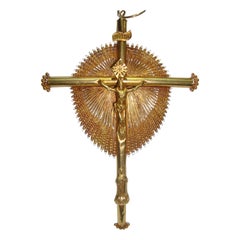 19th Century 20.5 Karat Gold Cross