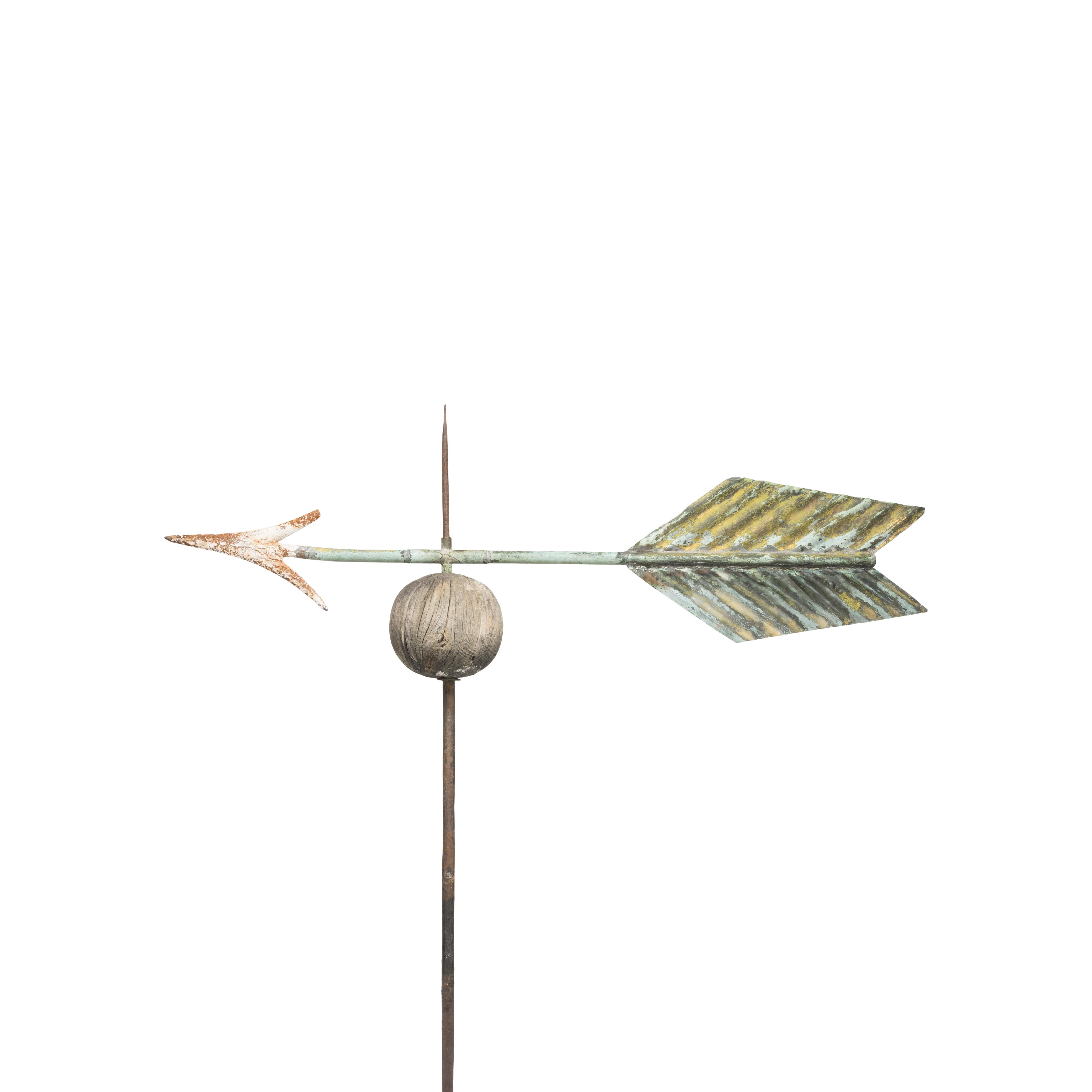 19. Jahrhundert 3-dimensionale Arrow Wetterfahne im Zustand „Gut“ im Angebot in Coeur d'Alene, ID