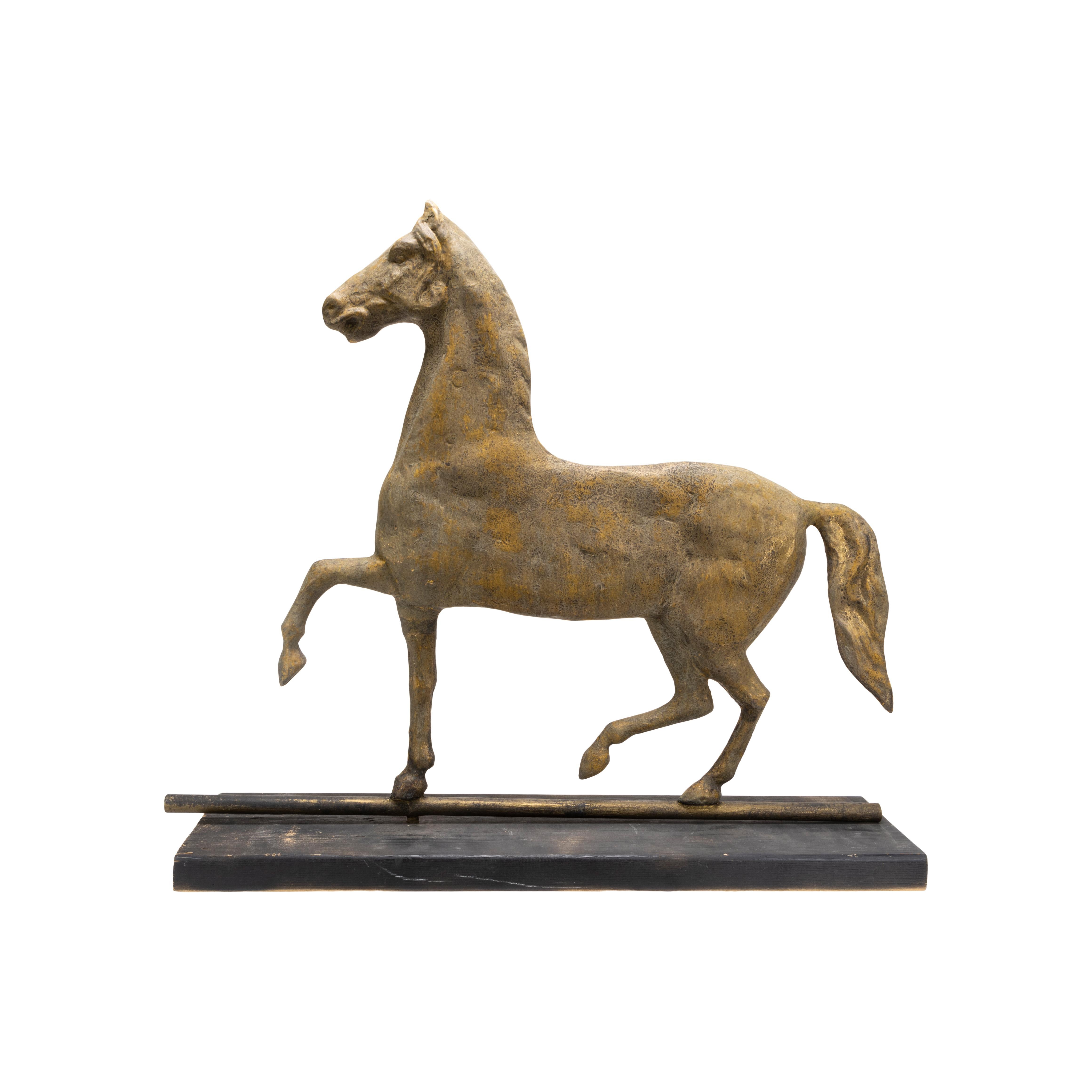 Veleta de caballo tridimensional del siglo XIX Estadounidense en venta