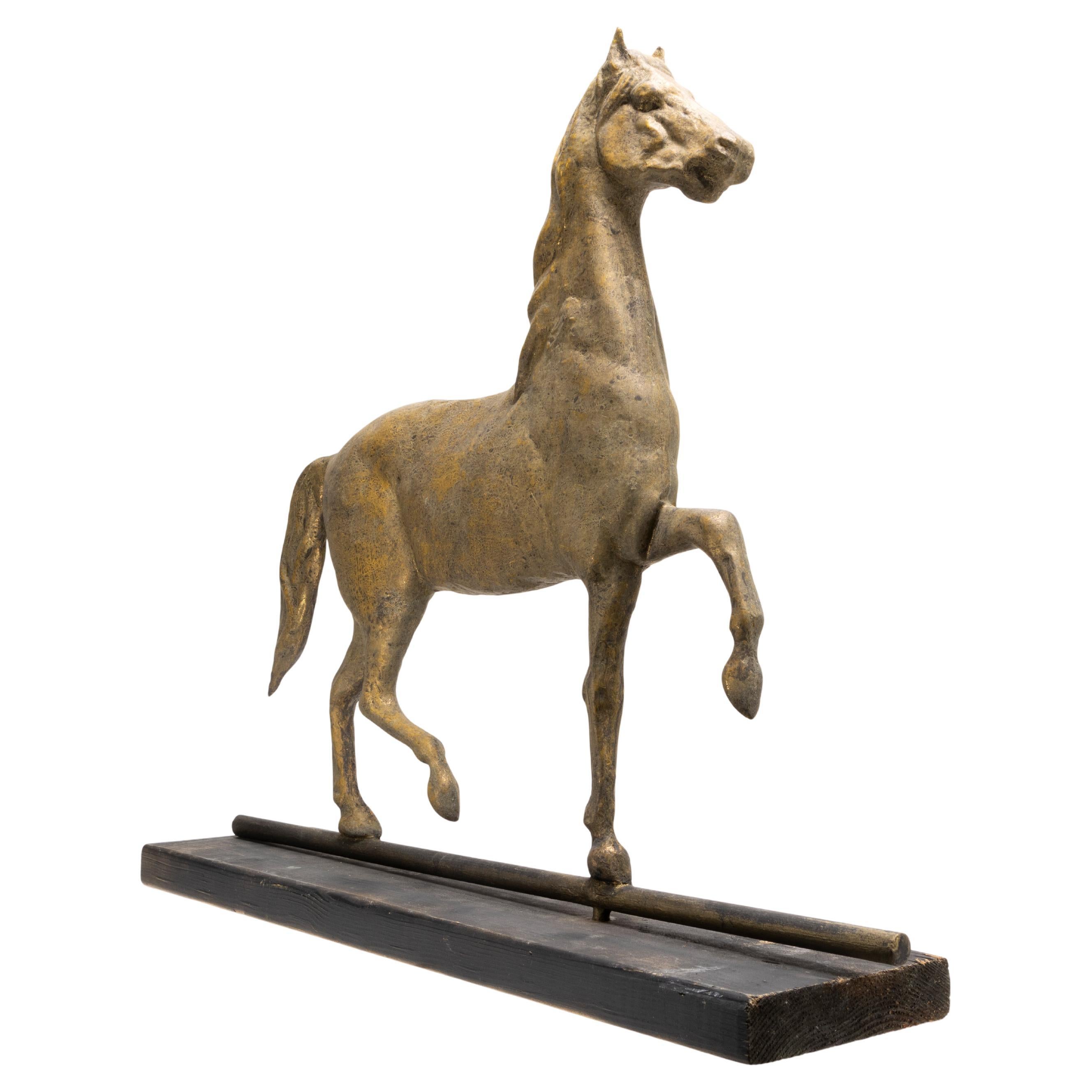 Girouette à cheval en 3 dimensions du 19e siècle