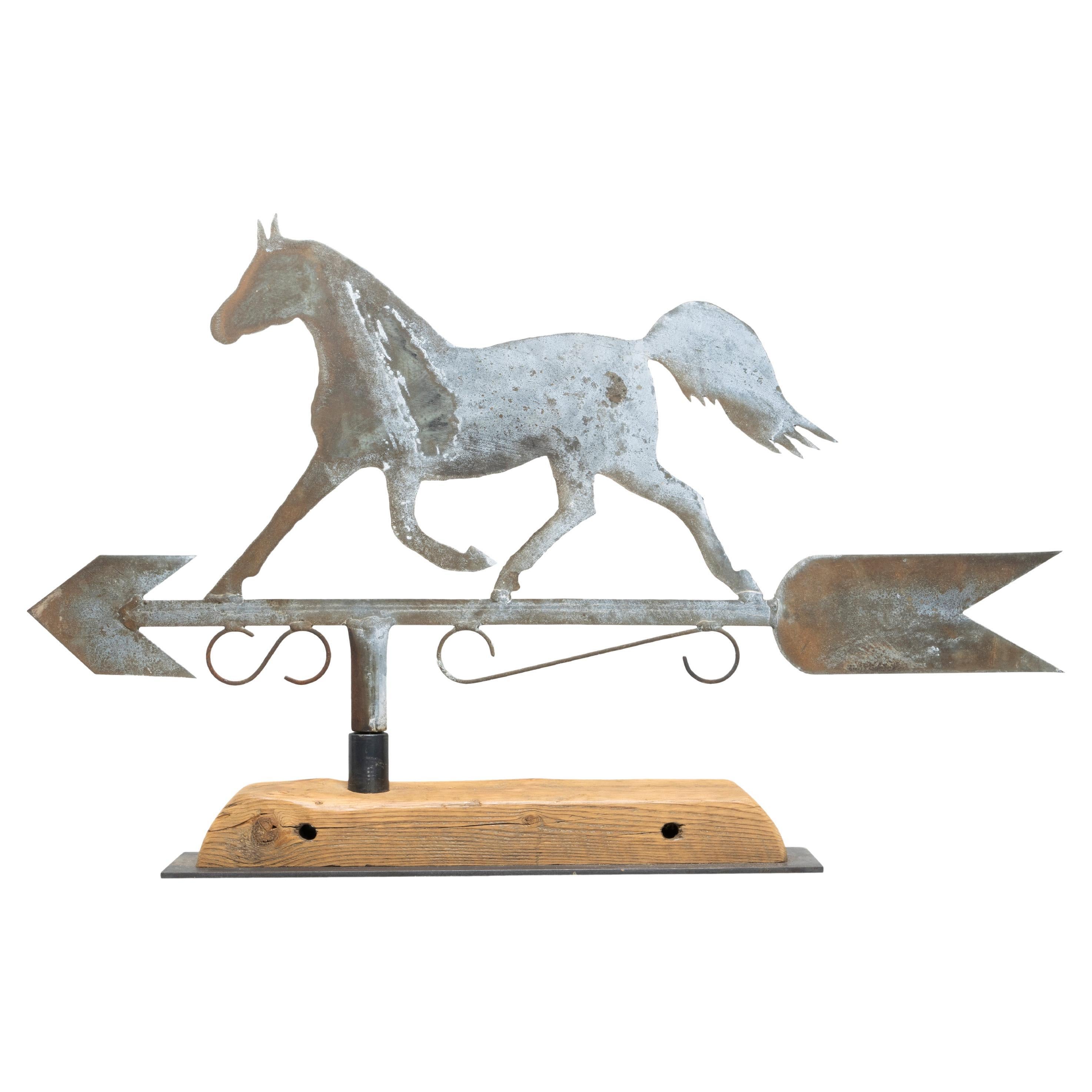 19th Century 3 Dimensional Horse Weather Vane For Sale