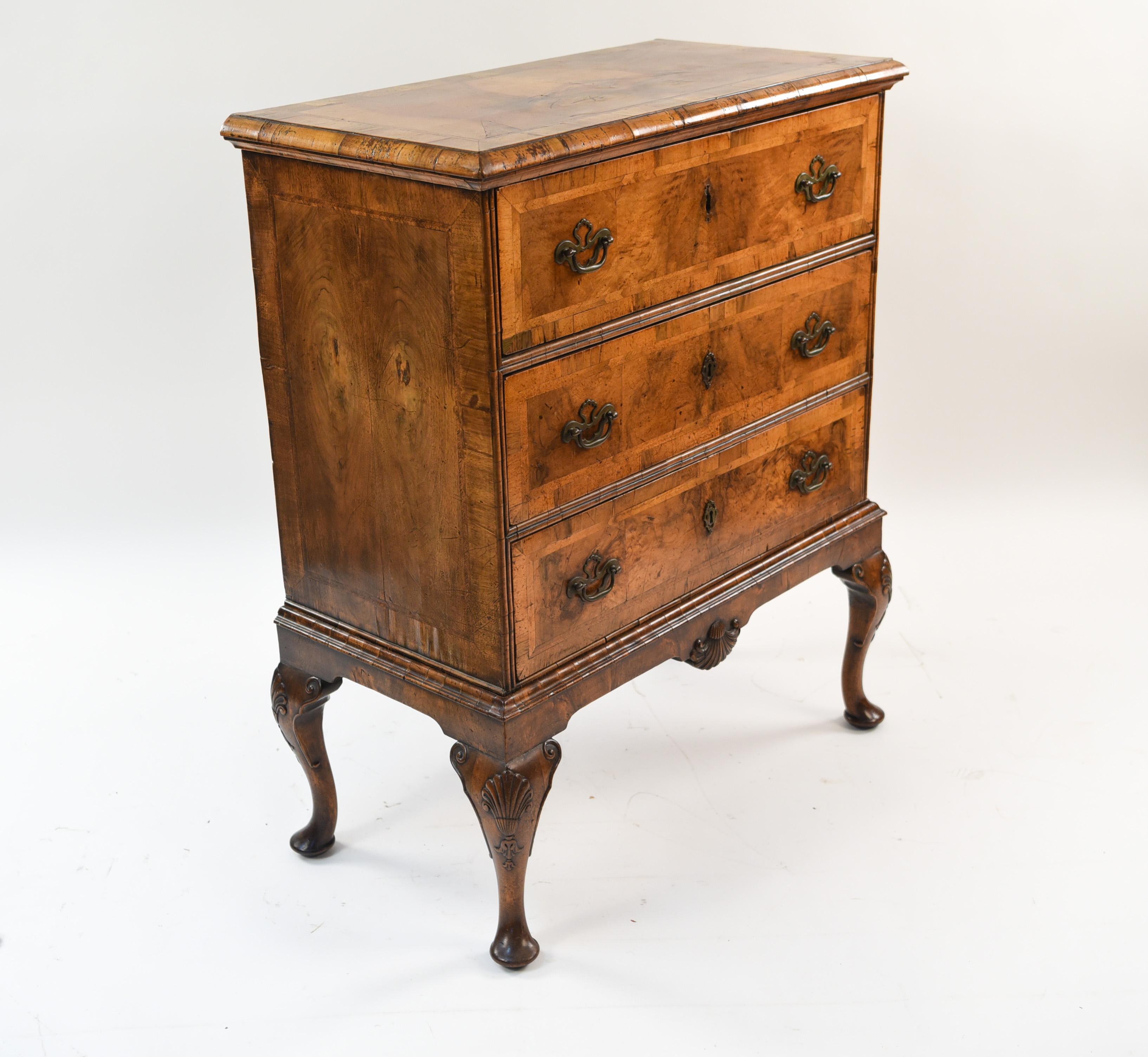 19th Century 3-Drawer Chest on Stand 13