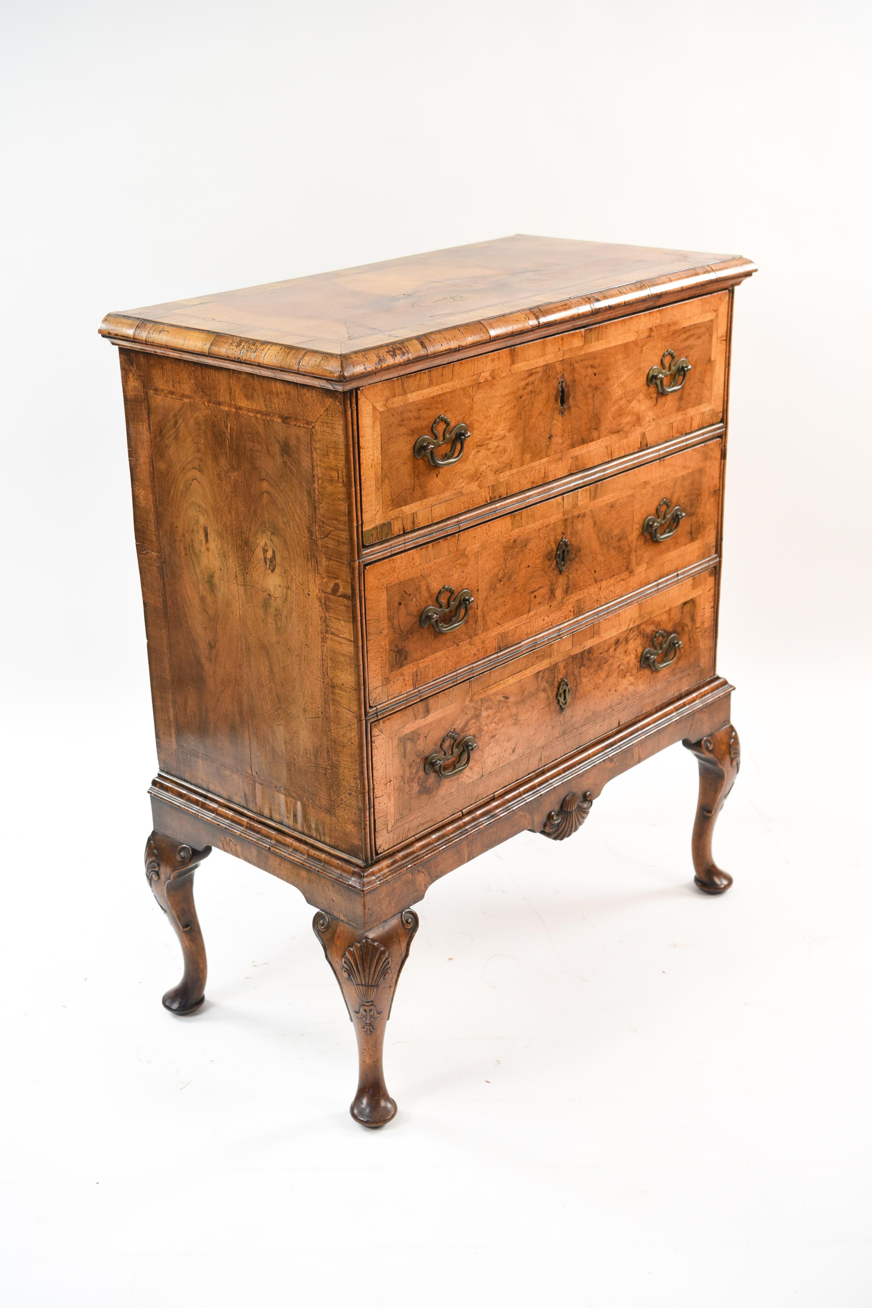 19th Century 3-Drawer Chest on Stand 14