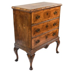 19th Century 3-Drawer Chest on Stand