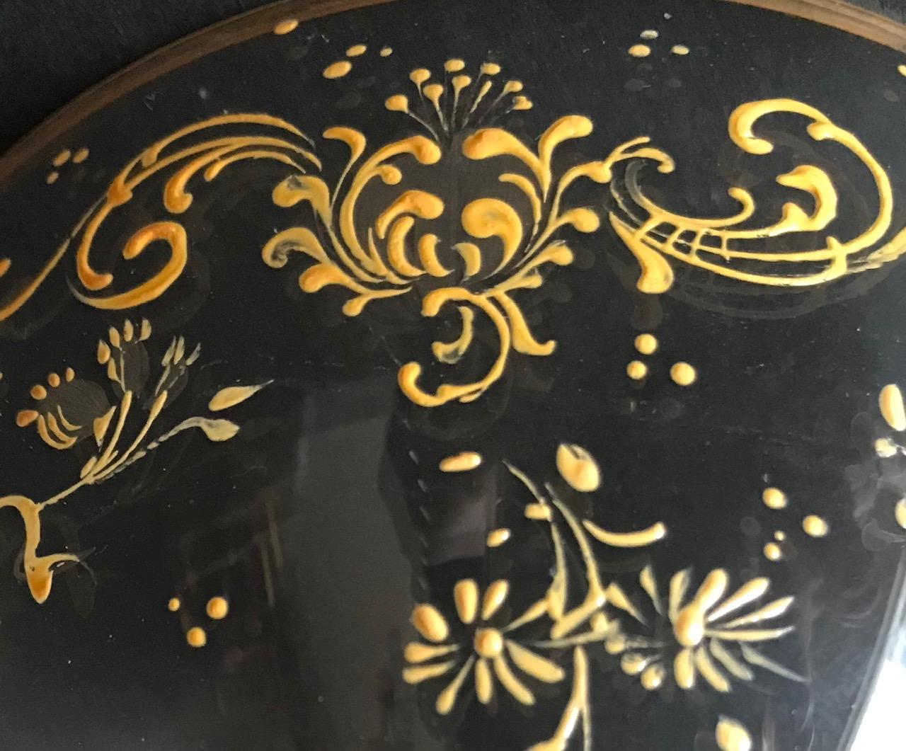 19th Century 4-Set Lobmeyr Hand Painted Enameled Fruit Bowls and under Plates 2