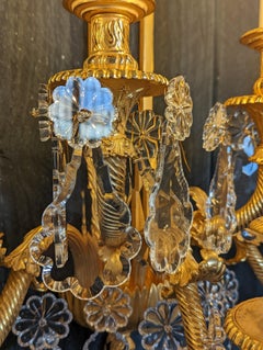 Lampe murale Garnier à 5 lumières du 19e siècle en finition M-One dorée.